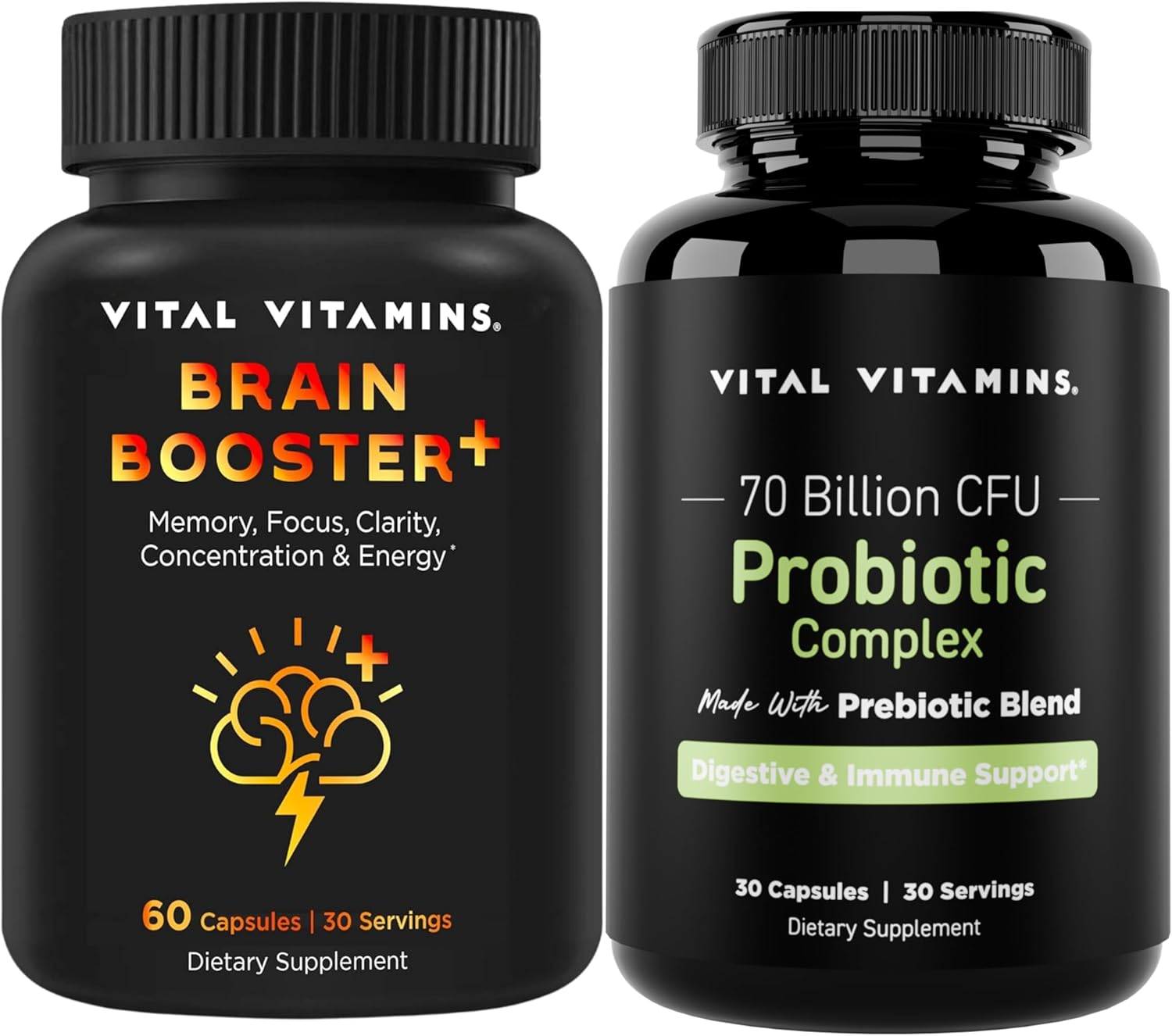 Probiotic Complex with Vital Vitamins for Brain Boosting