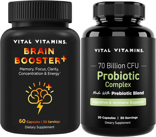 Probiotic Complex with Vital Vitamins for Brain Boosting