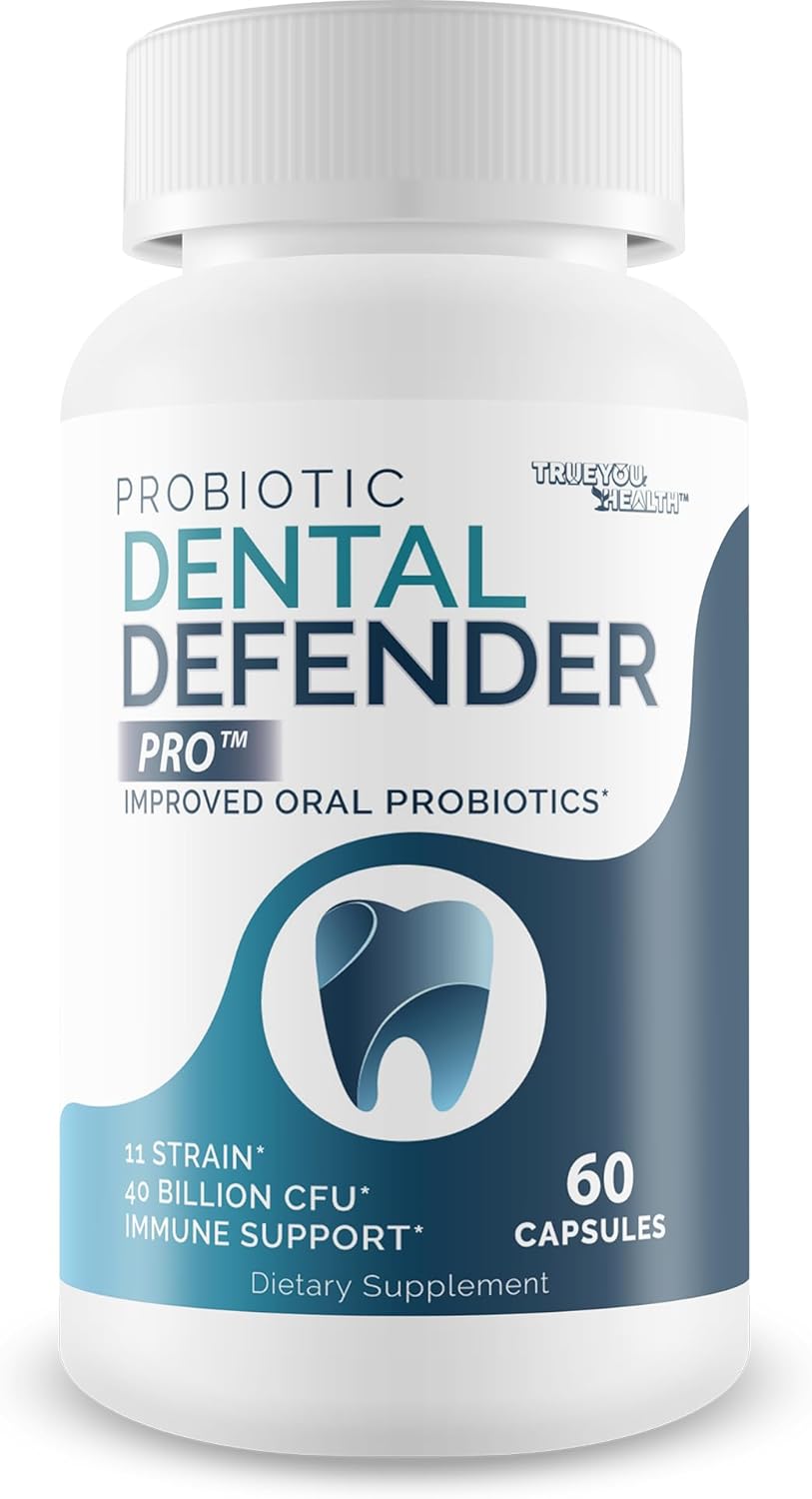 Probiotic Dental Defender Pro - Oral Probiotics for Healthy Teeth & Gums - Natural Teeth Vitamins & Supplements - Enamel Support - BoostGo Australia
