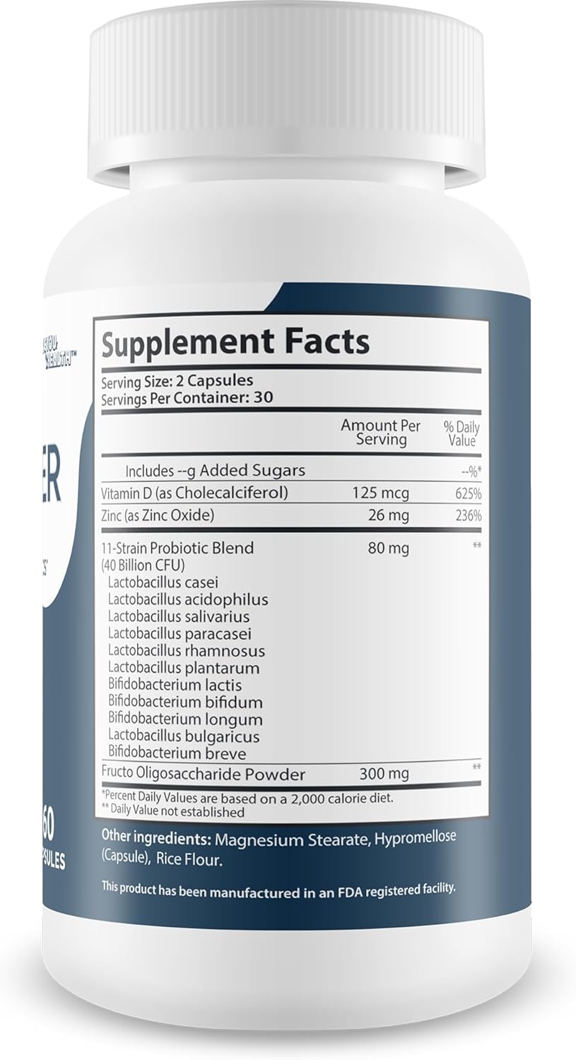 Probiotic Dental Defender Pro - Oral Probiotics for Healthy Teeth & Gums - Natural Teeth Vitamins & Supplements - Enamel Support - BoostGo Australia