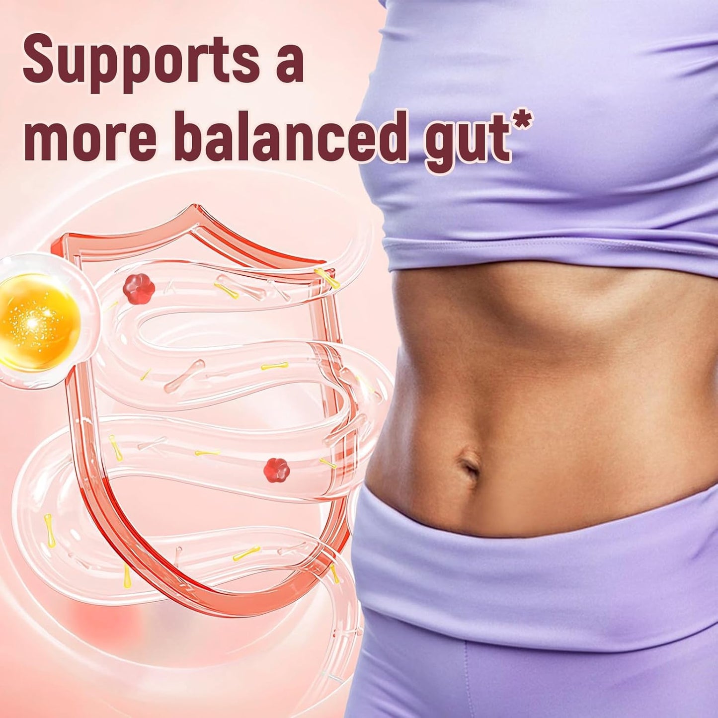 Probiotic Fiber Gummies with 18-in-1 Multivitamin and Inositol for Digestive Health - BoostGo Australia