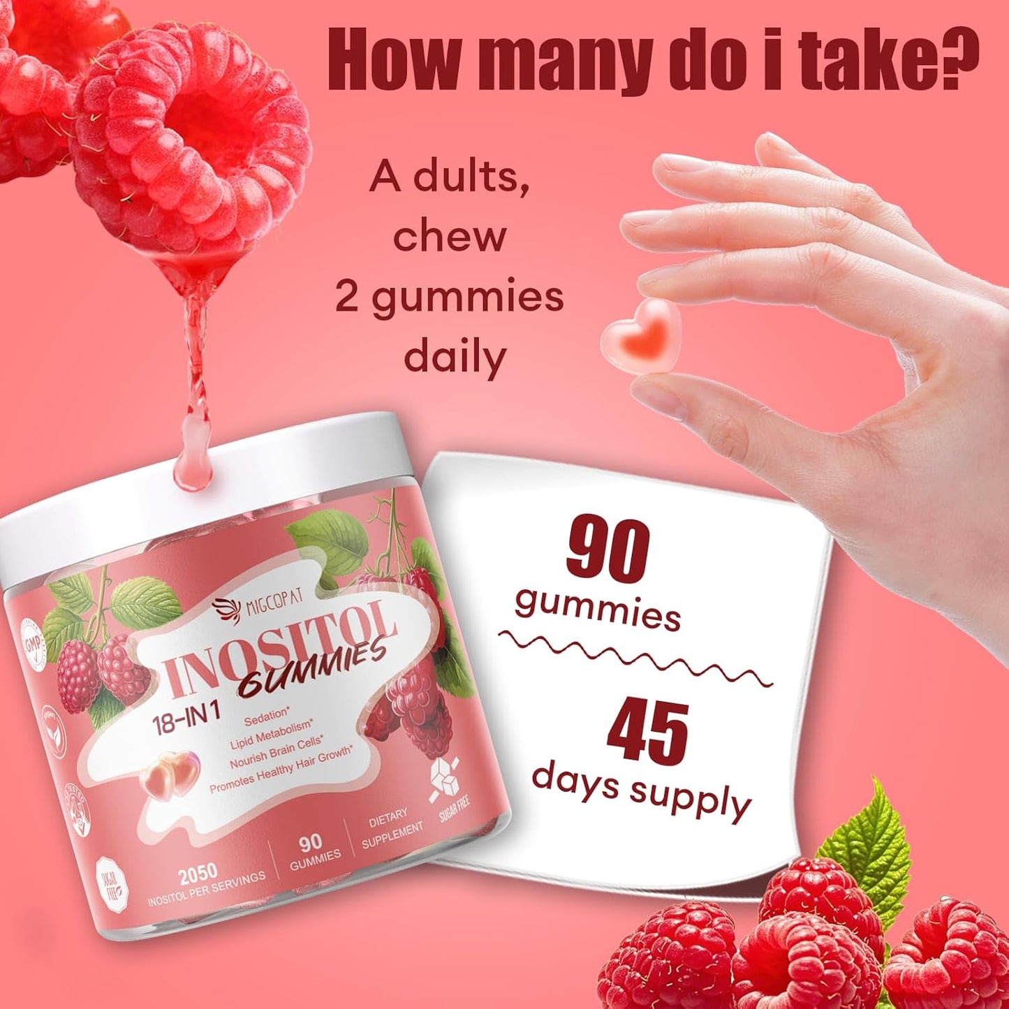 Probiotic Fiber Gummies with 18-in-1 Multivitamin and Inositol for Digestive Health - BoostGo Australia