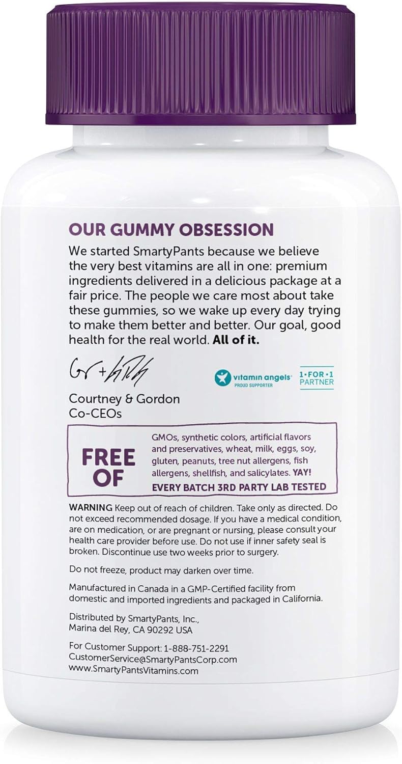 Probiotic Immunity Gummies for Men & Women: Digestive Health & Immune Support with Prebiotics, Vegan & Gluten Free, Blueberry Flavor - 60 Count