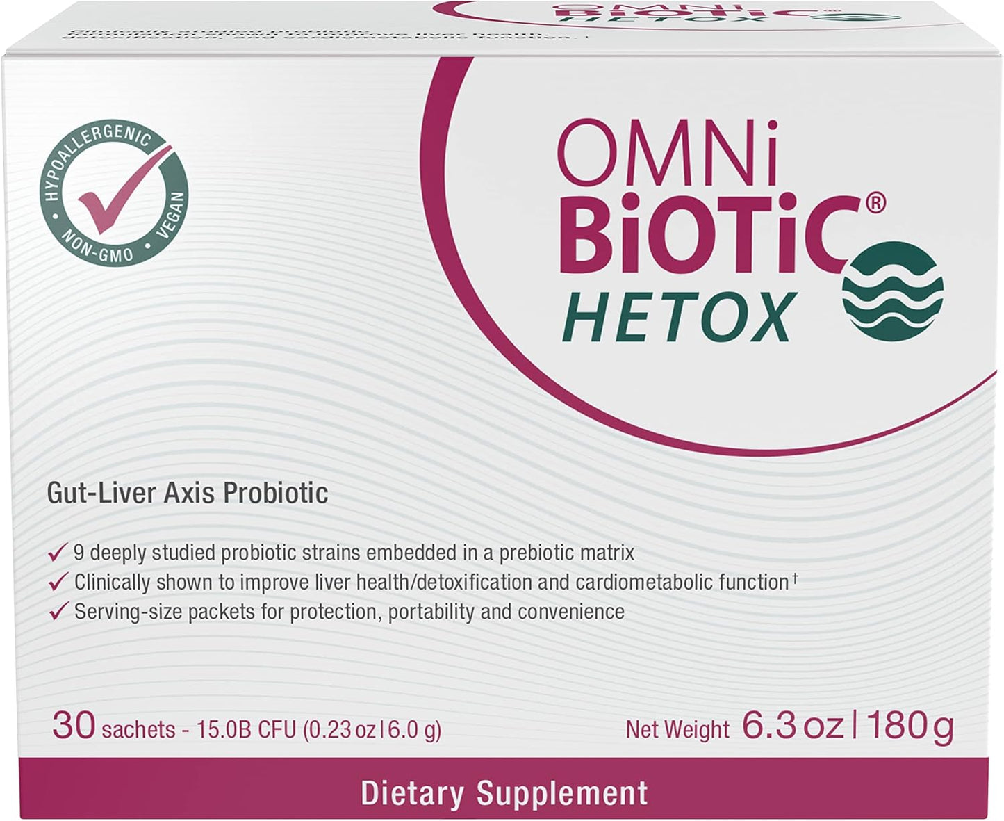 Probiotic Liver Detox Supplement with Bifidobacterium & Lactobacillus - Hypoallergenic Gut-Liver Support for Men and Women - Non-GMO Cleanse