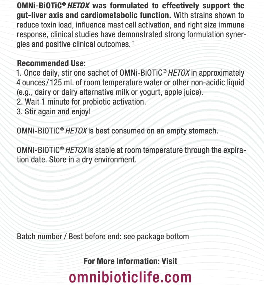 Probiotic Liver Detox Supplement with Bifidobacterium & Lactobacillus - Hypoallergenic Gut-Liver Support for Men and Women - Non-GMO Cleanse