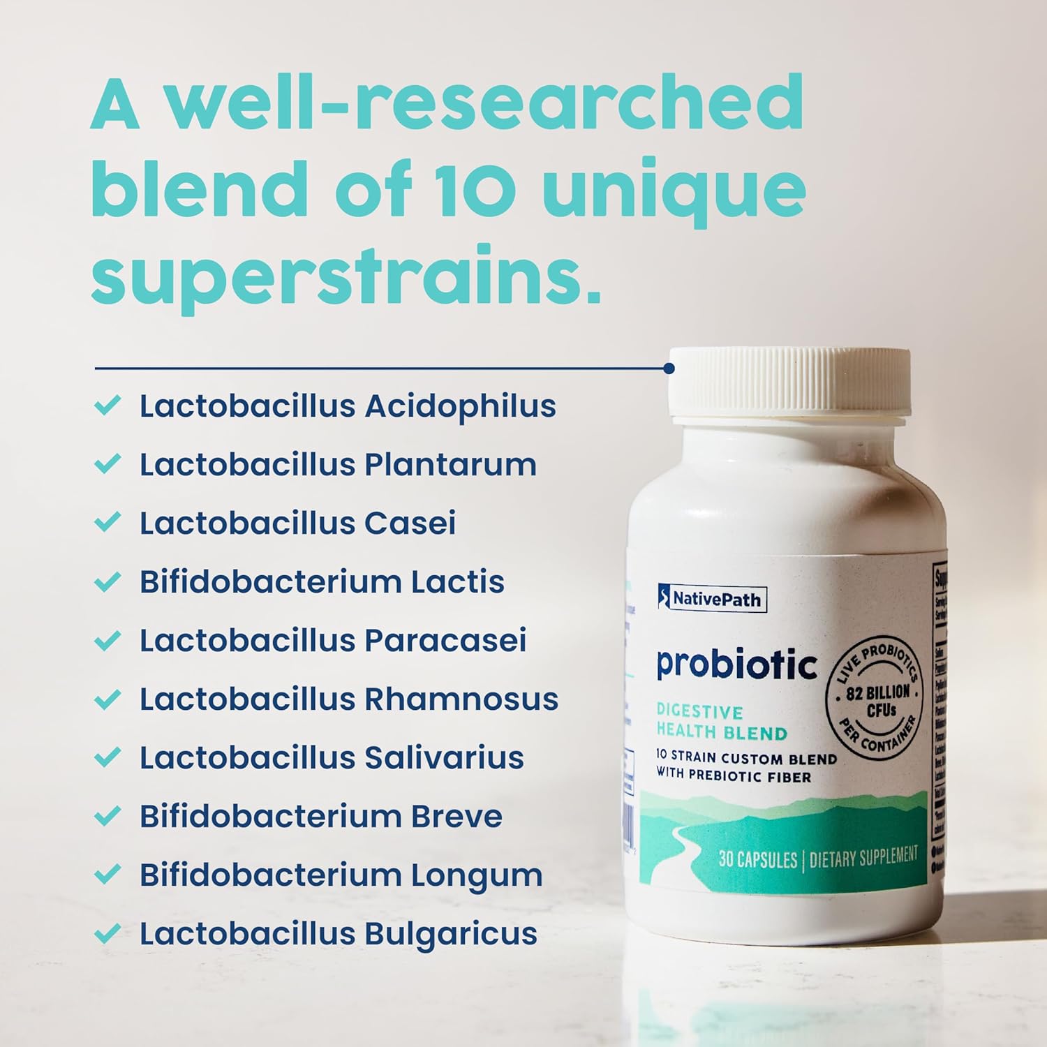 Probiotic Prime for Bone Health - 30 Billion CFU Probiotic Formula