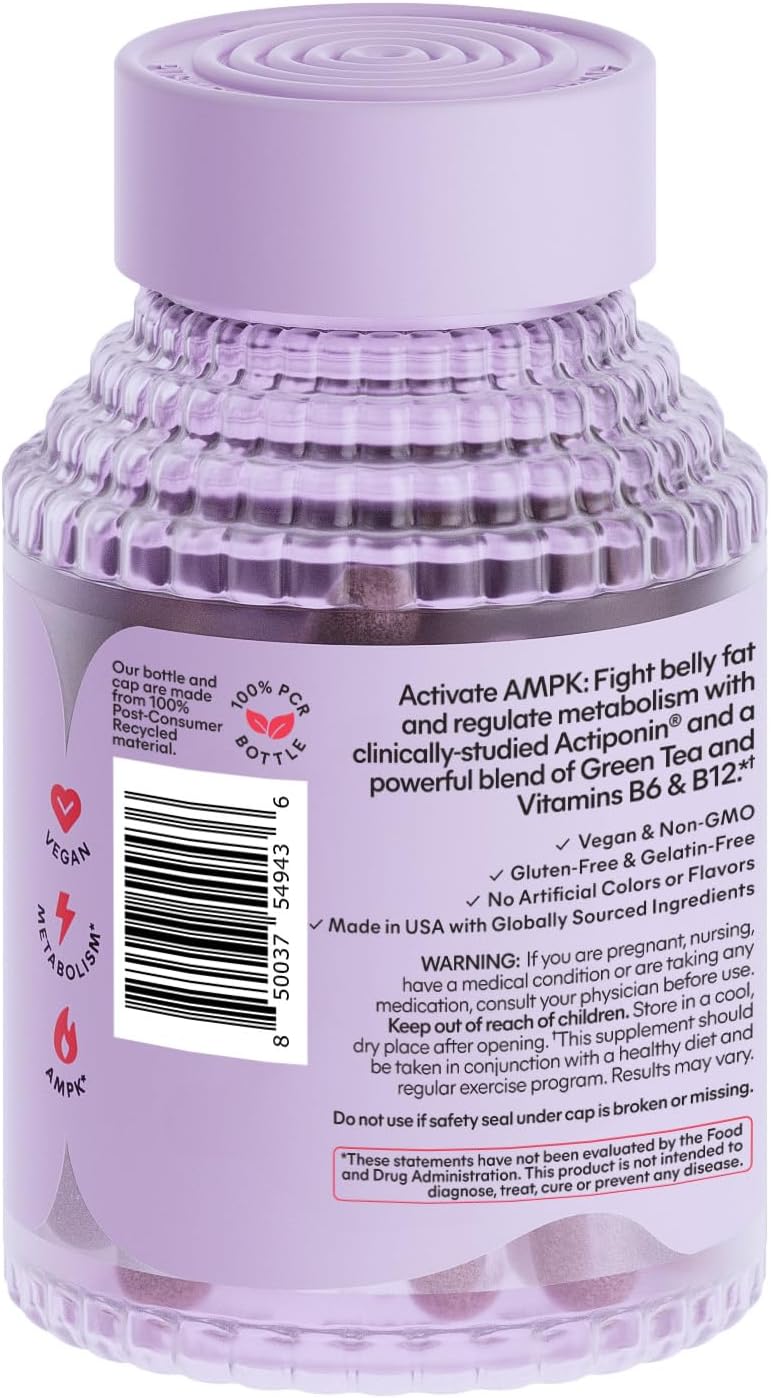 Probiotics for Metabolism, Bloat Support, Gut Health & Weight Management - Vegan, Gluten-Free - 60 Count - BoostGo Australia