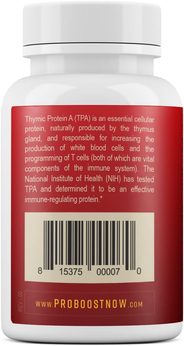 ProBoost 4 McG Thymic Protein A Capsules with Collagen Peptides - Natural Immune & Joint Health - 30 Capsules