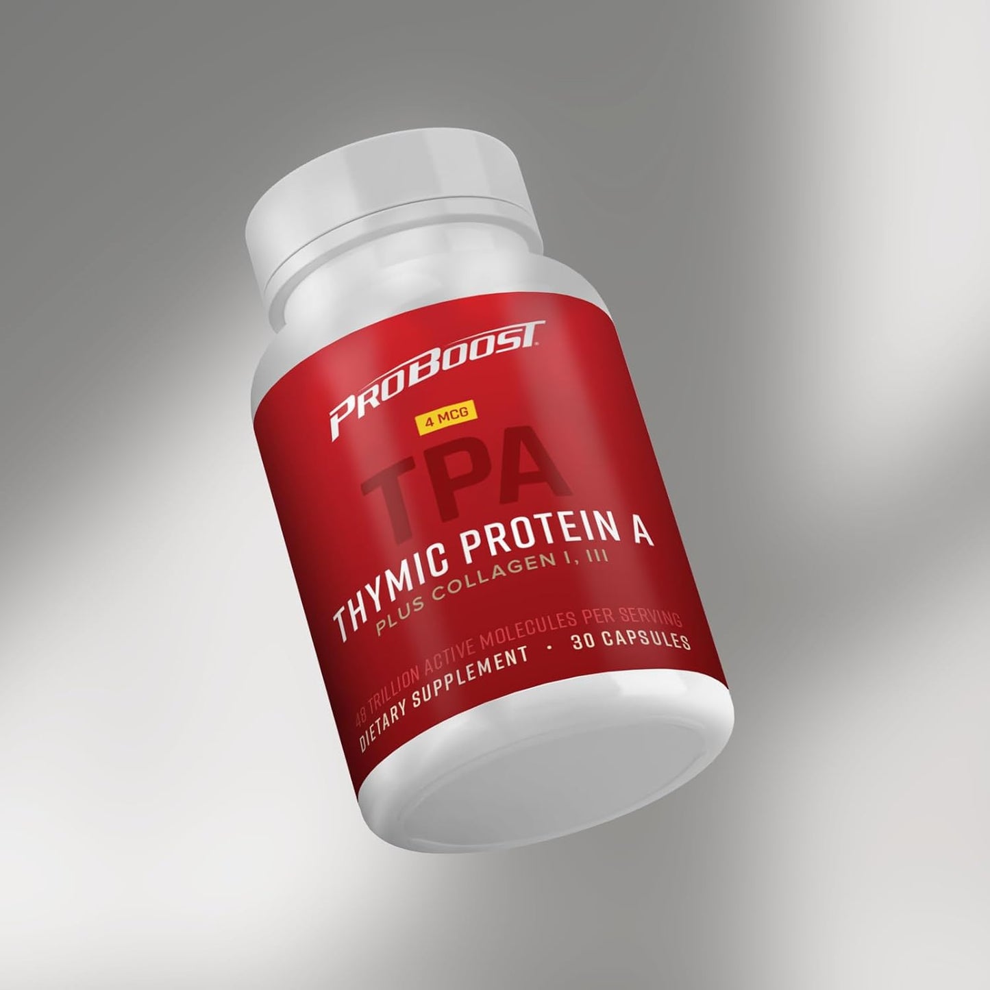 ProBoost 4 McG Thymic Protein A Capsules with Collagen Peptides - Natural Immune & Joint Health - 30 Capsules