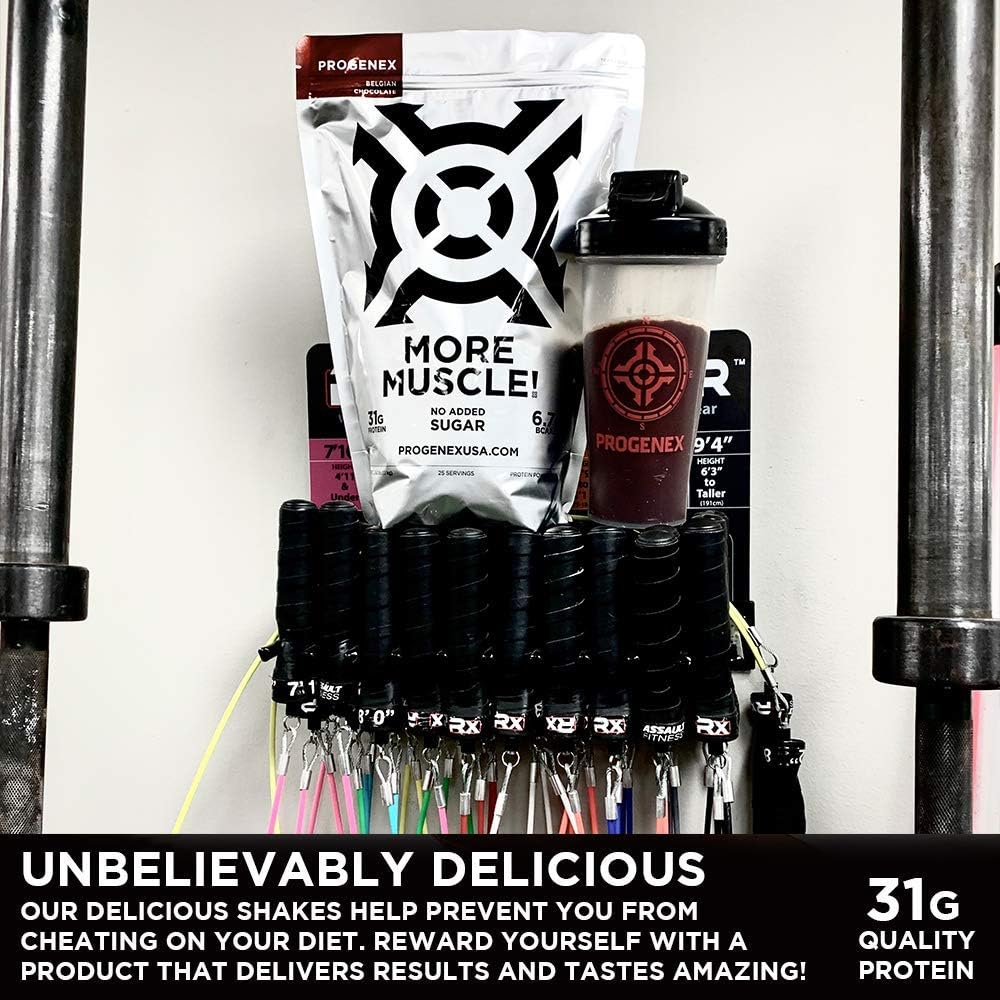 Progenex® More Muscle: Vanilla Cream Hydrolyzed Whey Protein Isolate Powder - No Added Sugar, Ideal for Lean Muscle Gain, Low Carb, High Protein Shake for Women & Men - 25 Servings