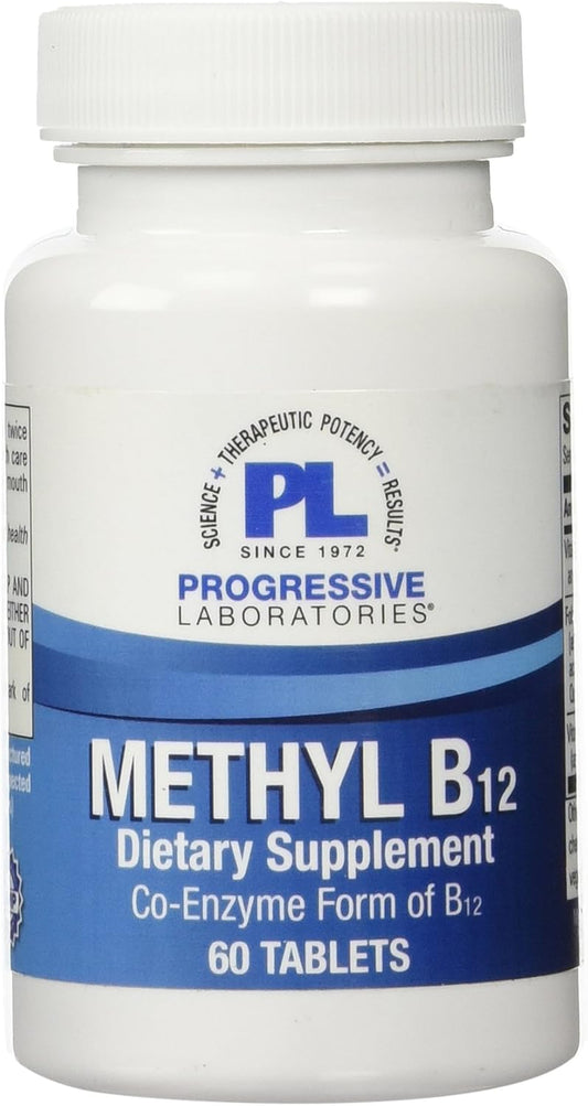 Progressive Laboratories Methyl B12 Supplement - 60 Count Bottle