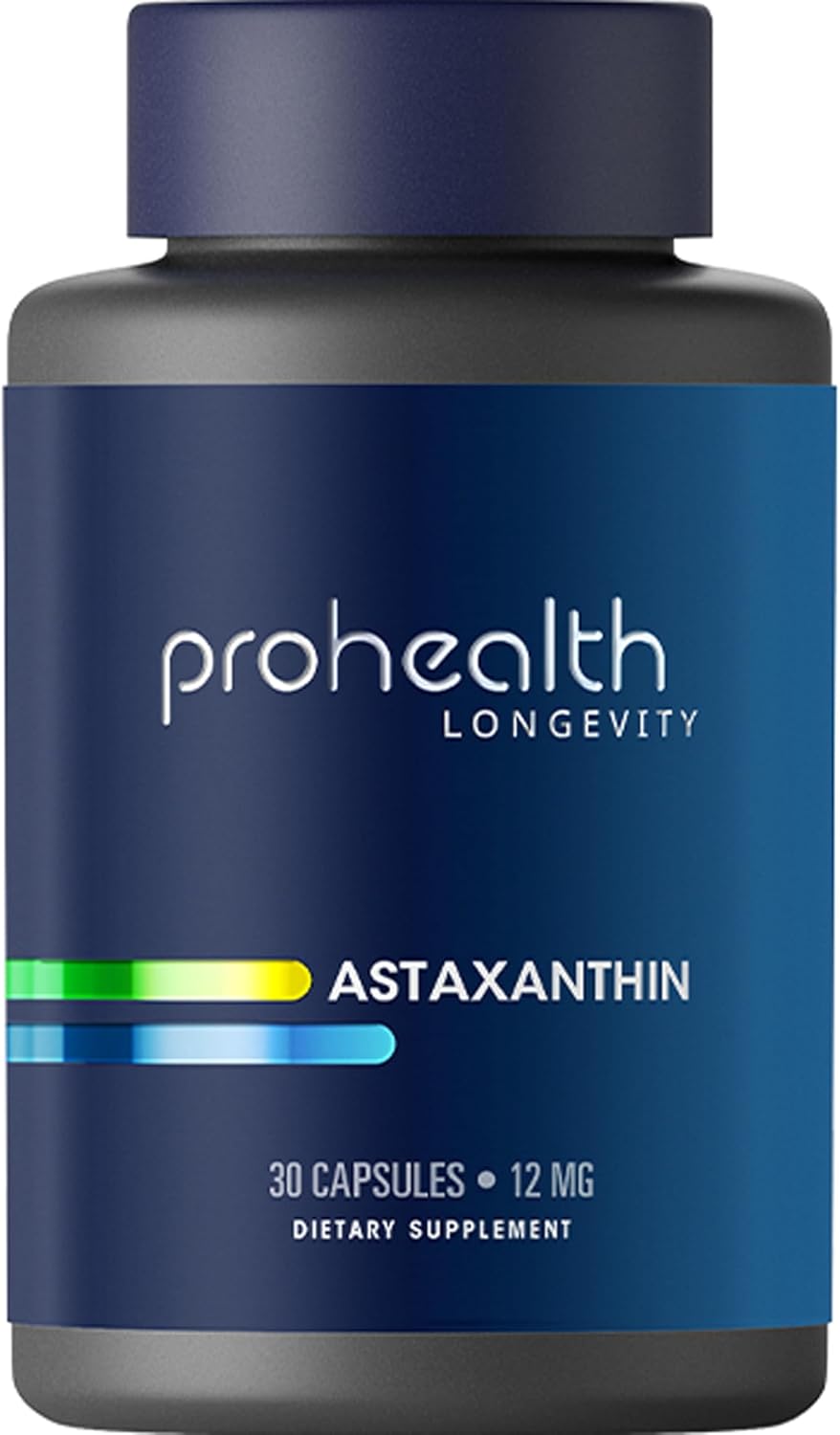 ProHealth Astaxanthin Capsules - 12mg Antioxidant for Immunity, Metabolism, Joint & Eye Health - Heart & Brain Support - 30ct