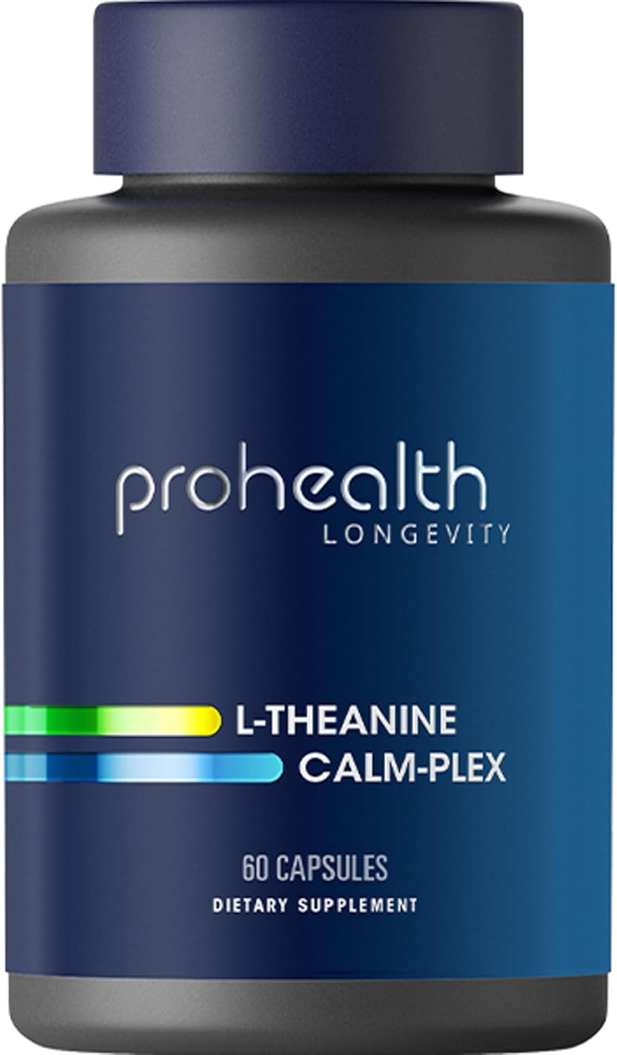 ProHealth L-Theanine Calm-Plex Capsules with GABA and 5-HTP for Relaxation and Stress Relief