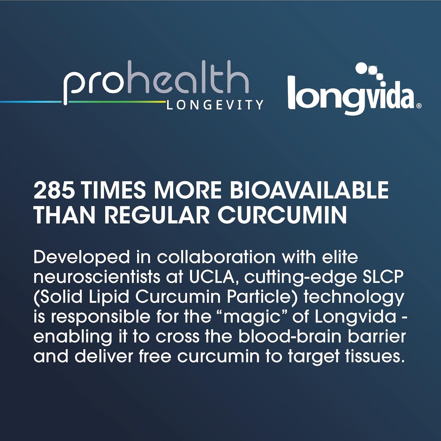 ProHealth Longvida Curcumin Supplement: 1000mg per Serving - 6 Pack of 60 Capsules - High Bioavailability Formula by Neuroscientists