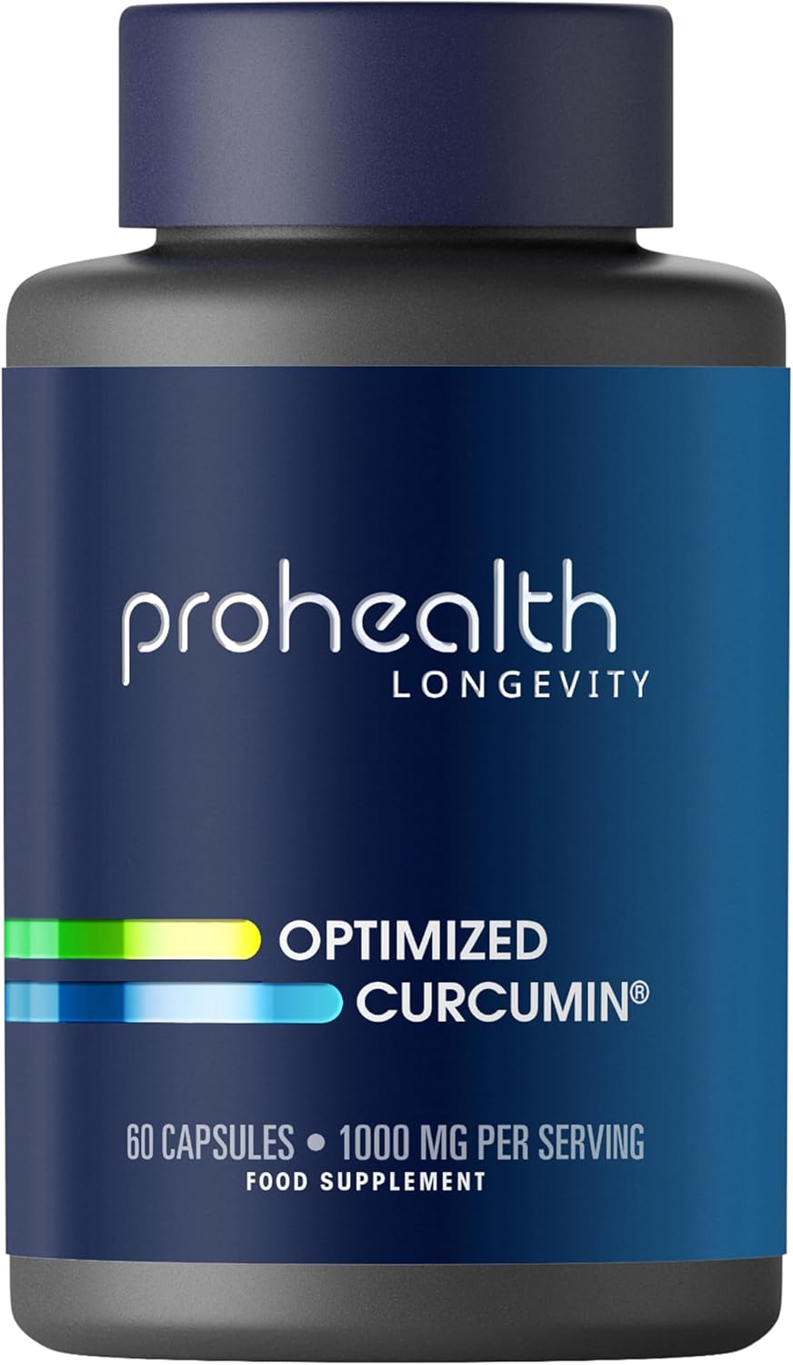 ProHealth Turmeric Curcumin Supplement: Longvida Curcumin Extract, 1000mg Per Serving, 60 Capsules