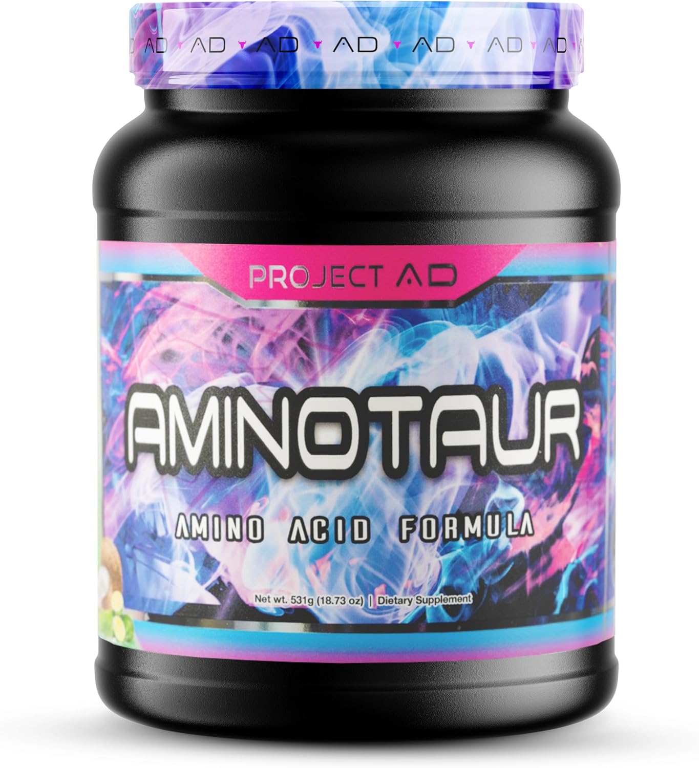 Project AD Aminotaur Energy Powder - Amino Acids with BCAAs, Pre Workout, Amino Energy, Keto Friendly, Coffee Extract (Key Lime Colada)