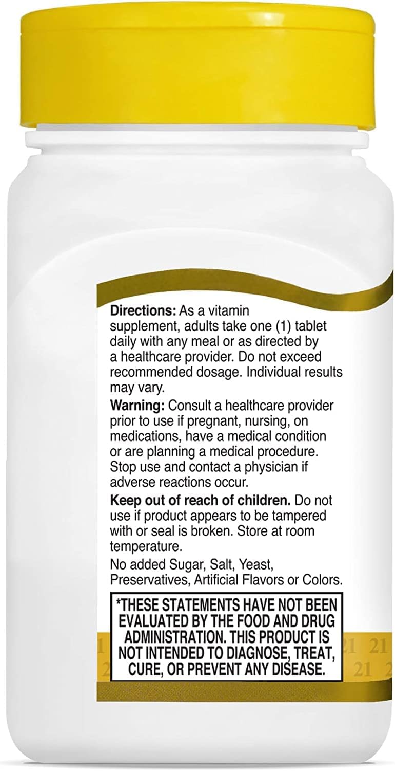 Prolonged Release Niacinamide 500mg Tablets, 220-Count - 21st Century Formula