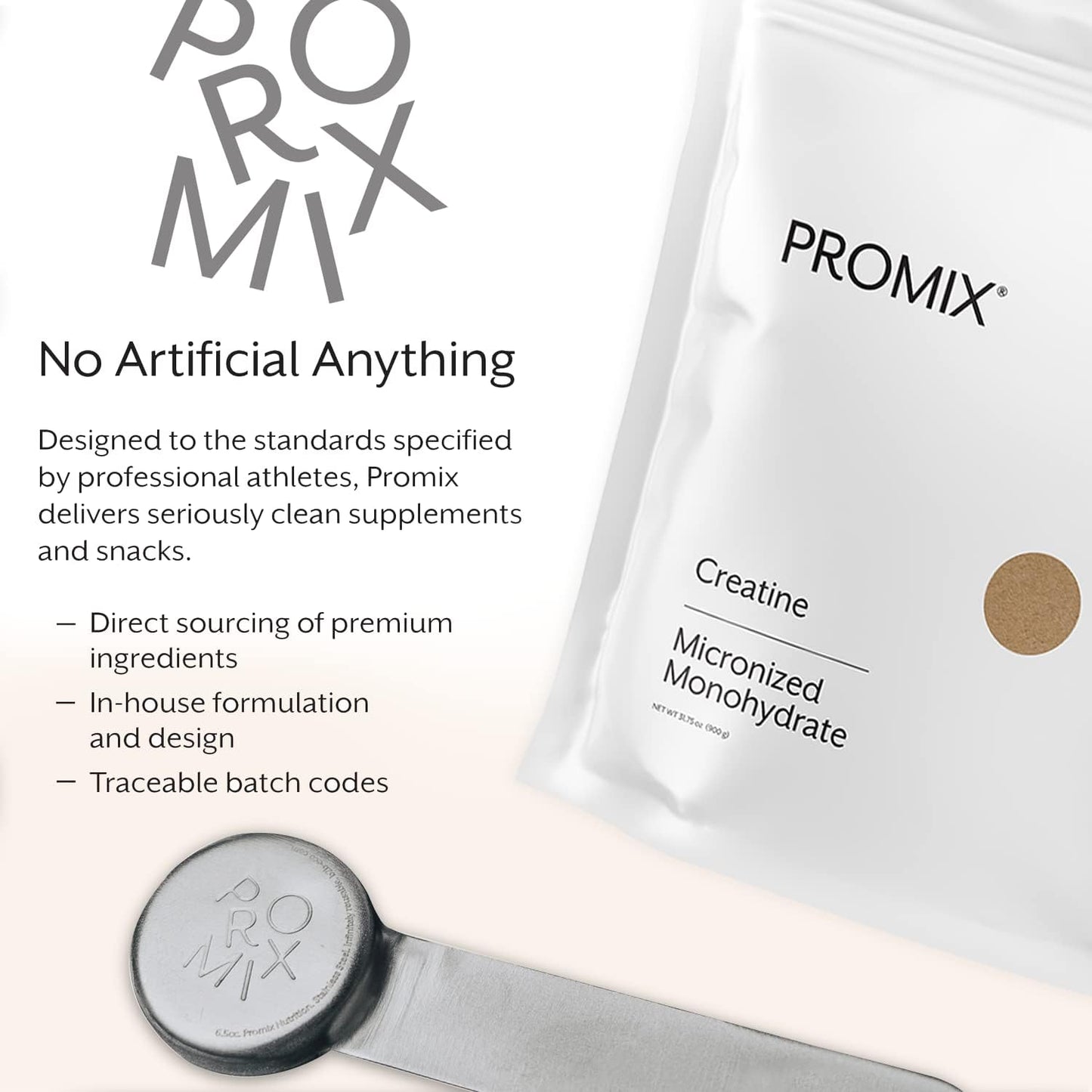 ProMix Nutrition Creatine Monohydrate Stick Packs - 5g Micronized Creatine for Muscle Growth & Recovery - 30 Count