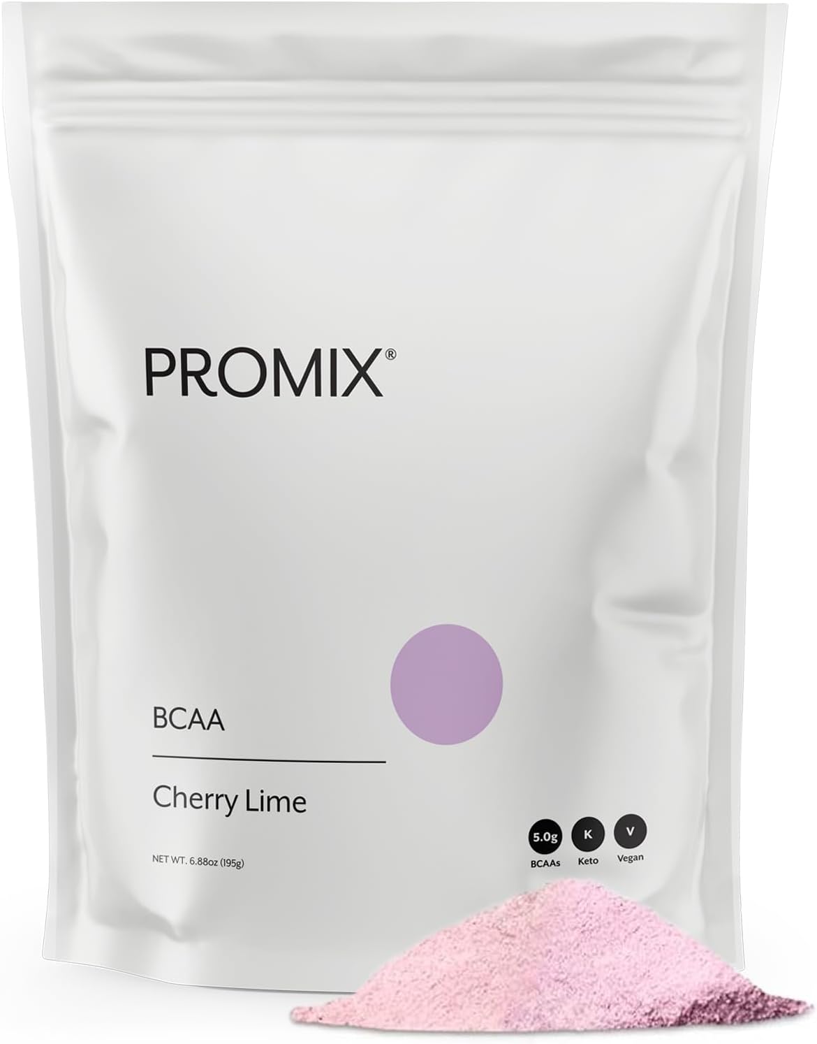ProMix Nutrition Plant-Based BCAA Post-Workout Powder, Cherry Lime Flavor - Supports Lean Muscle Growth, Recovery, & Endurance - Zero Fat, Sugar, Carbs - Gluten-Free