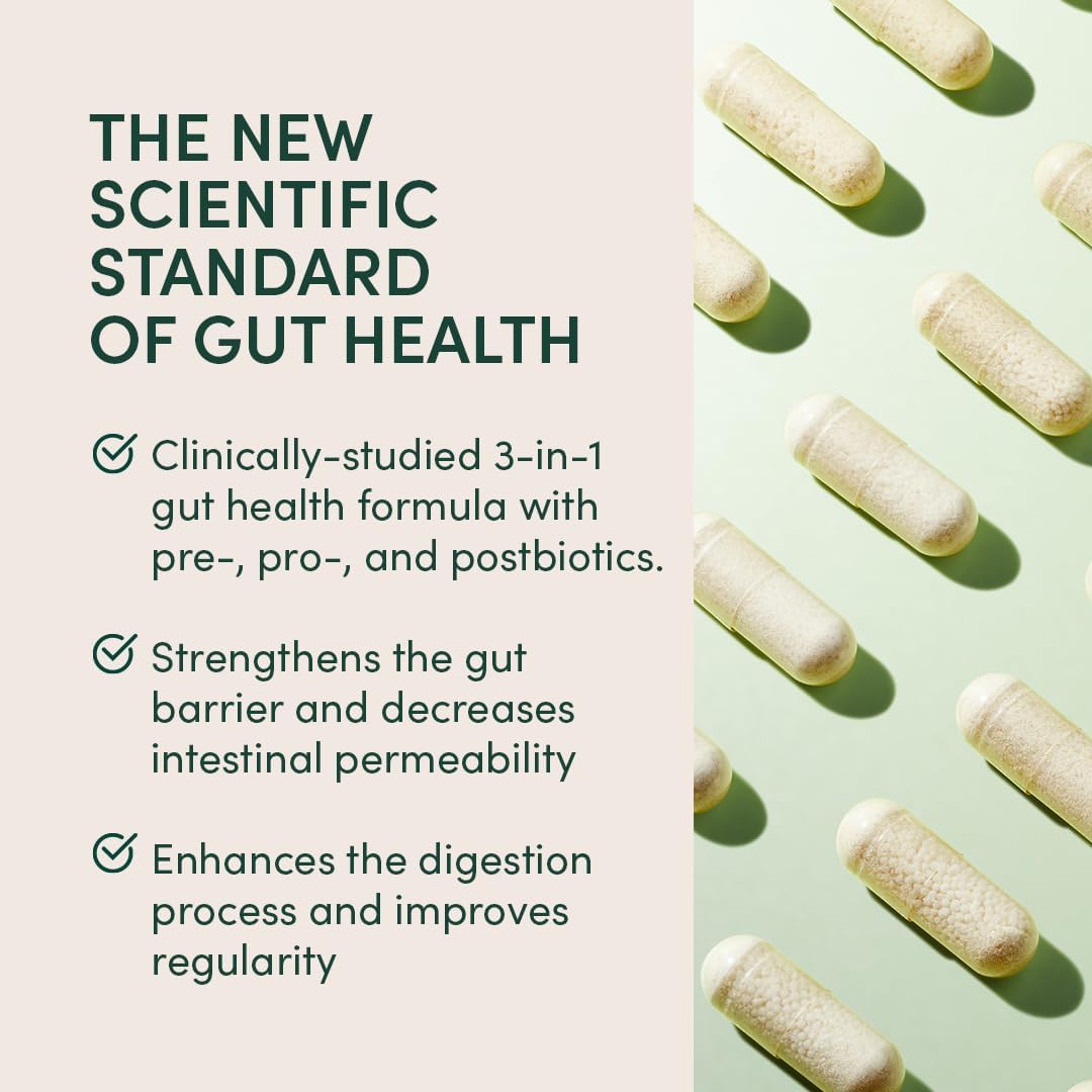 Propolis Powered Beekeeper's Naturals Complete Gut Health Capsules for Digestive Health & Bloating Relief, 20ct - BoostGo Australia