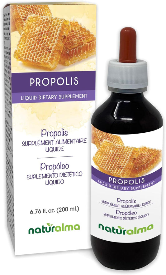 Propolis Resin Alcohol-Free Tincture - 6.76 fl oz Liquid Extract Drops - Natural Dietary Supplement