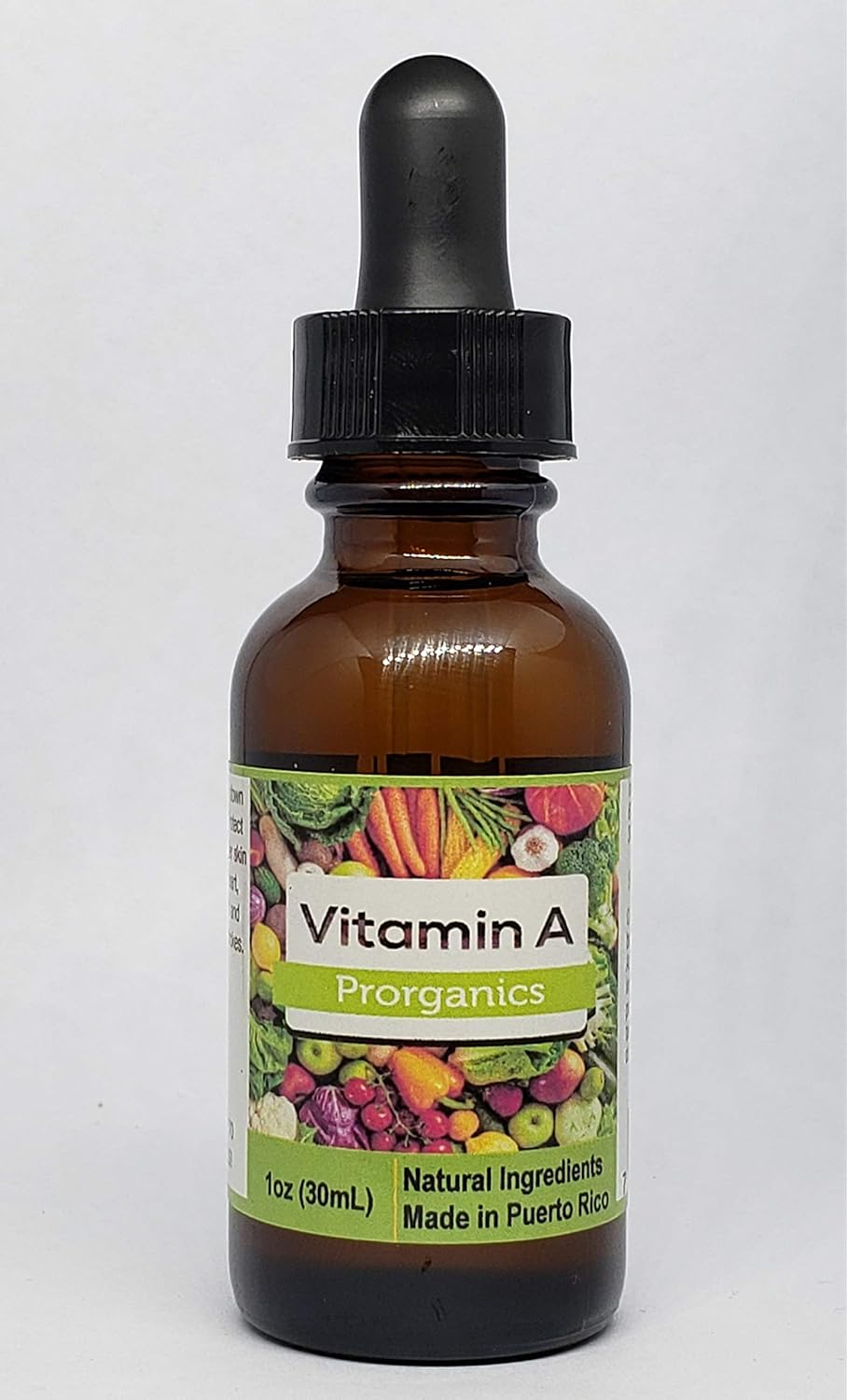 Prorganics Rare Organic Liquid Vitamin A - 1oz Bottle for Immune Support and Overall Health