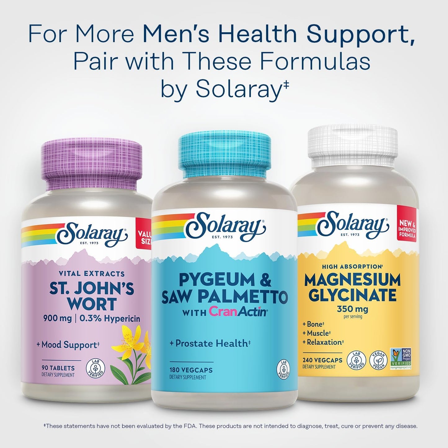 Prostate Health Supplement with Pygeum, Saw Palmetto, and Cranberry Extracts - 180 CT, Lab Verified, 60-Day Guarantee