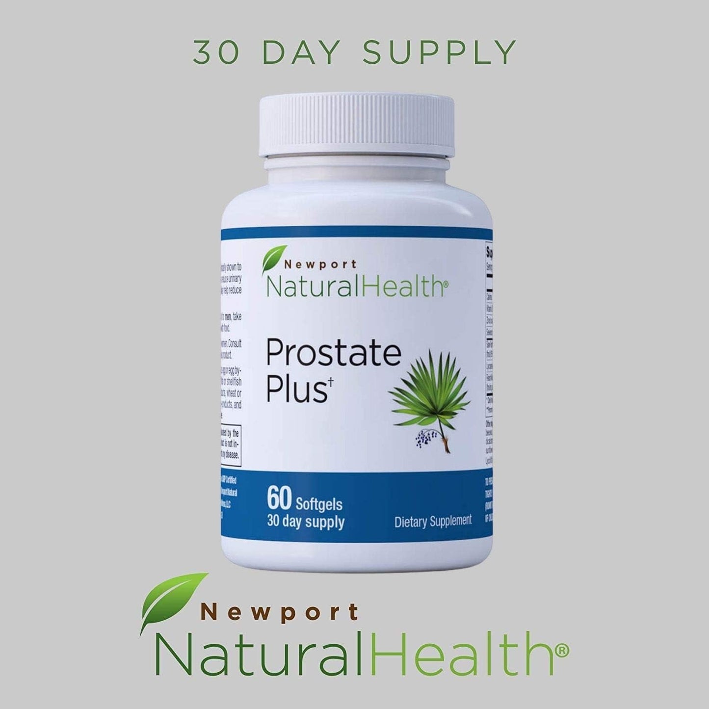 Prostate Plus: Saw Palmetto & Reishi Mushroom Formula for Men's Health - Supports Prostate Health, Urinary Control, and Better Sleep