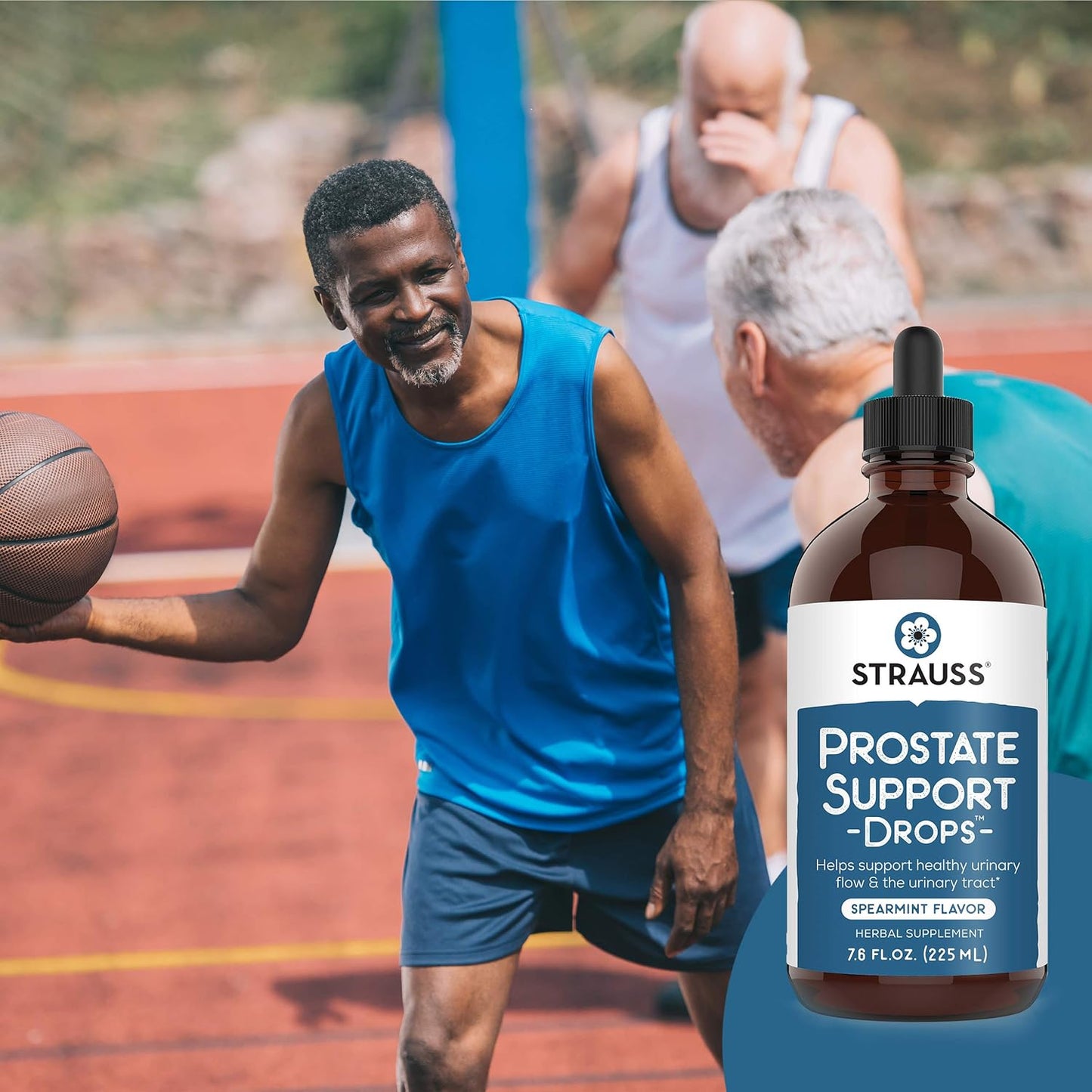 Prostate Support Drops - Natural Supplement for Men, Urinary Tract Health, Gluten/Soy-Free, 7.6 fl oz
