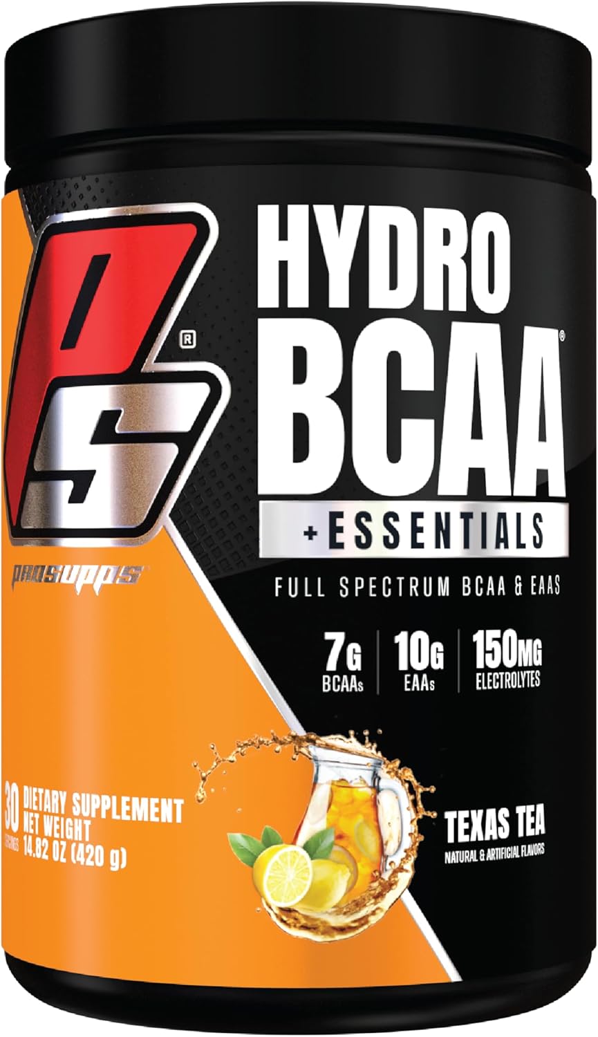 ProSupps HydroBCAA Full Spectrum Matrix - 7g BCAAs, 3g EAAs, Sugar & Carb-Free, Texas Tea Flavor - 30 Servings