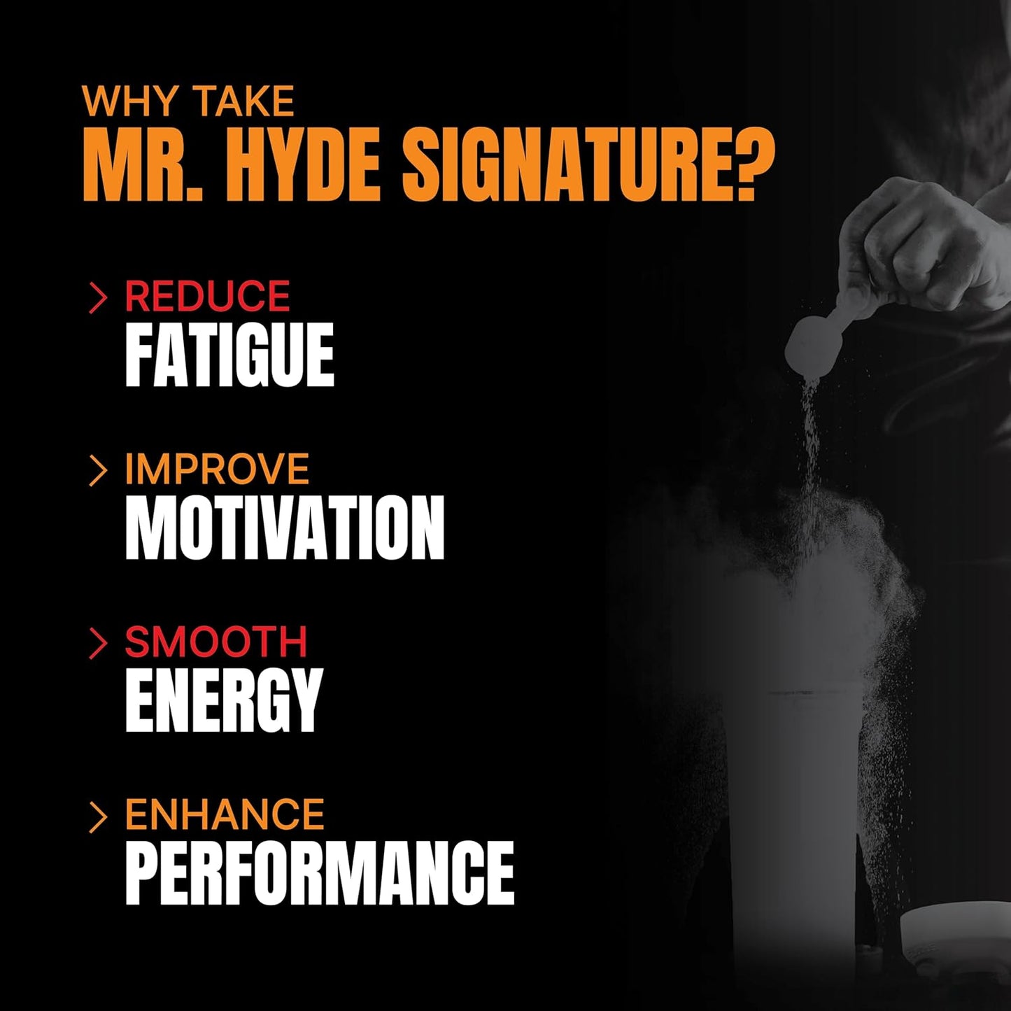 PROSUPPS Mr. Hyde Signature Series Pre-Workout Energy Drink - Boost Energy and Focus with Beta Alanine, Creatine, and TeaCrine - Fruit Punch Flavor - 60 Servings