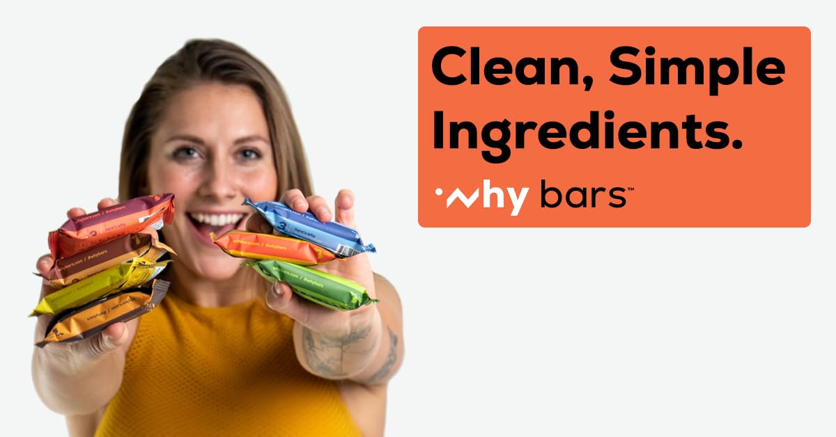 Protein Bar Variety Pack Superfood, 2.04 oz Bars, Pack of 7 - Gluten-Free, Non-GMO, Organic, Vegan