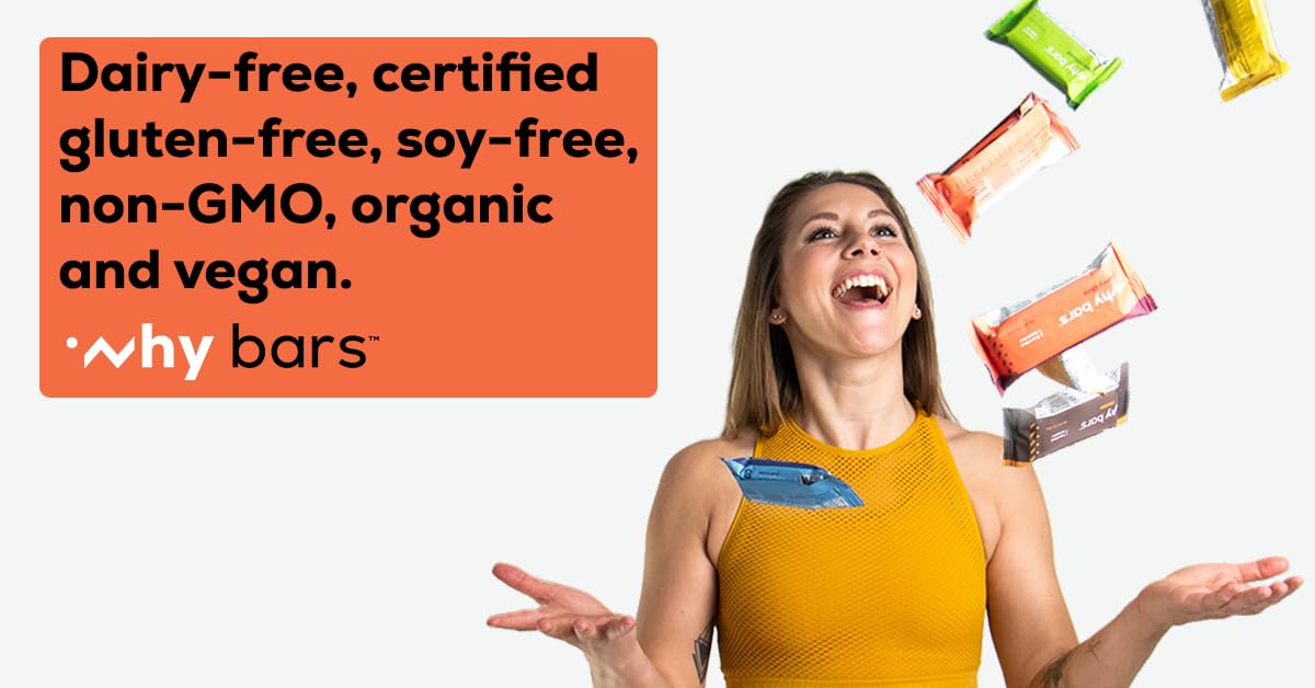 Protein Bar Variety Pack Superfood, 2.04 oz Bars, Pack of 7 - Gluten-Free, Non-GMO, Organic, Vegan