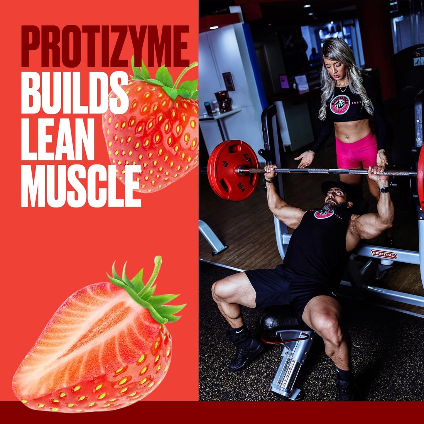 Protizyme 100% Whey Protein Powder with Digestive Enzymes, High Protein, Low Carb, Low Fat, 24 Vitamins and Minerals - 4lb