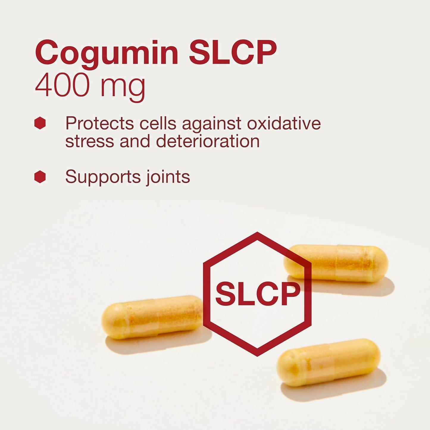 Protocol Cogumin SLCP 400mg Curcumin Capsules - Neurological & Cognitive Support Supplement - Vegan & Non-GMO - 50 Veg Capsules