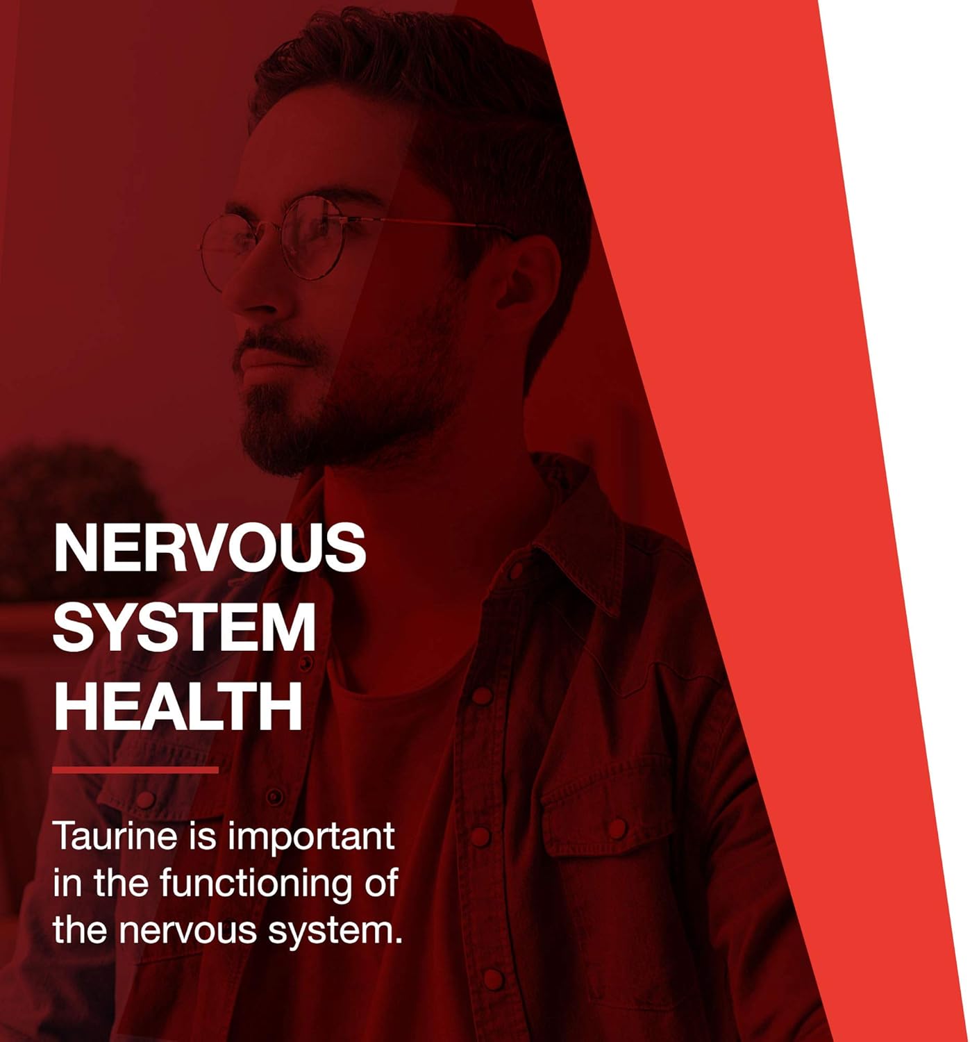 Protocol Taurine 1,000mg Capsules - Amino Acid Supplement for Muscle, Heart, Brain, and Eye Health - 100 Veg Capsules