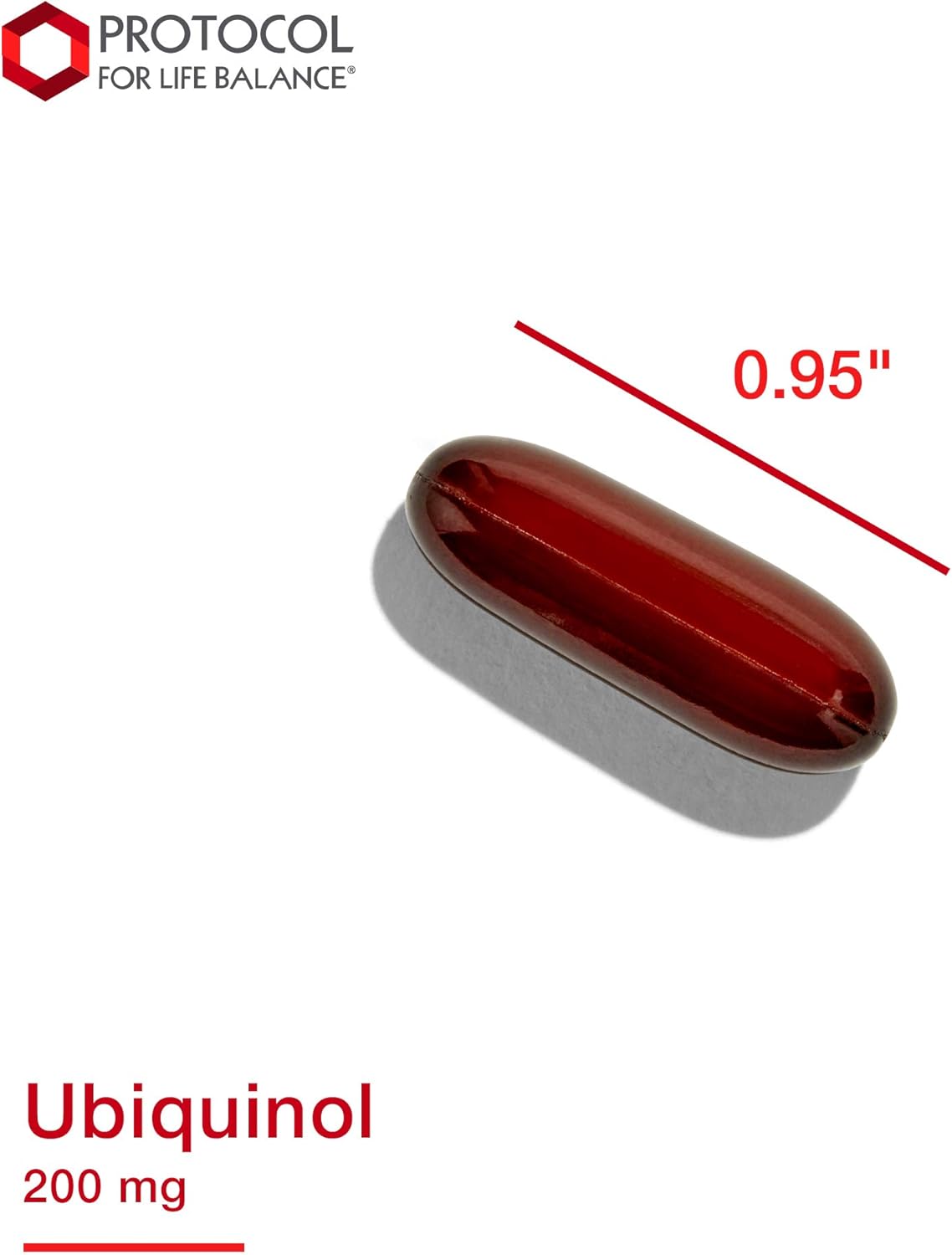 Protocol Ubiquinol 200mg Softgels - CoQ10 Heart Health Support - Antioxidant Formula - 60 Softgels
