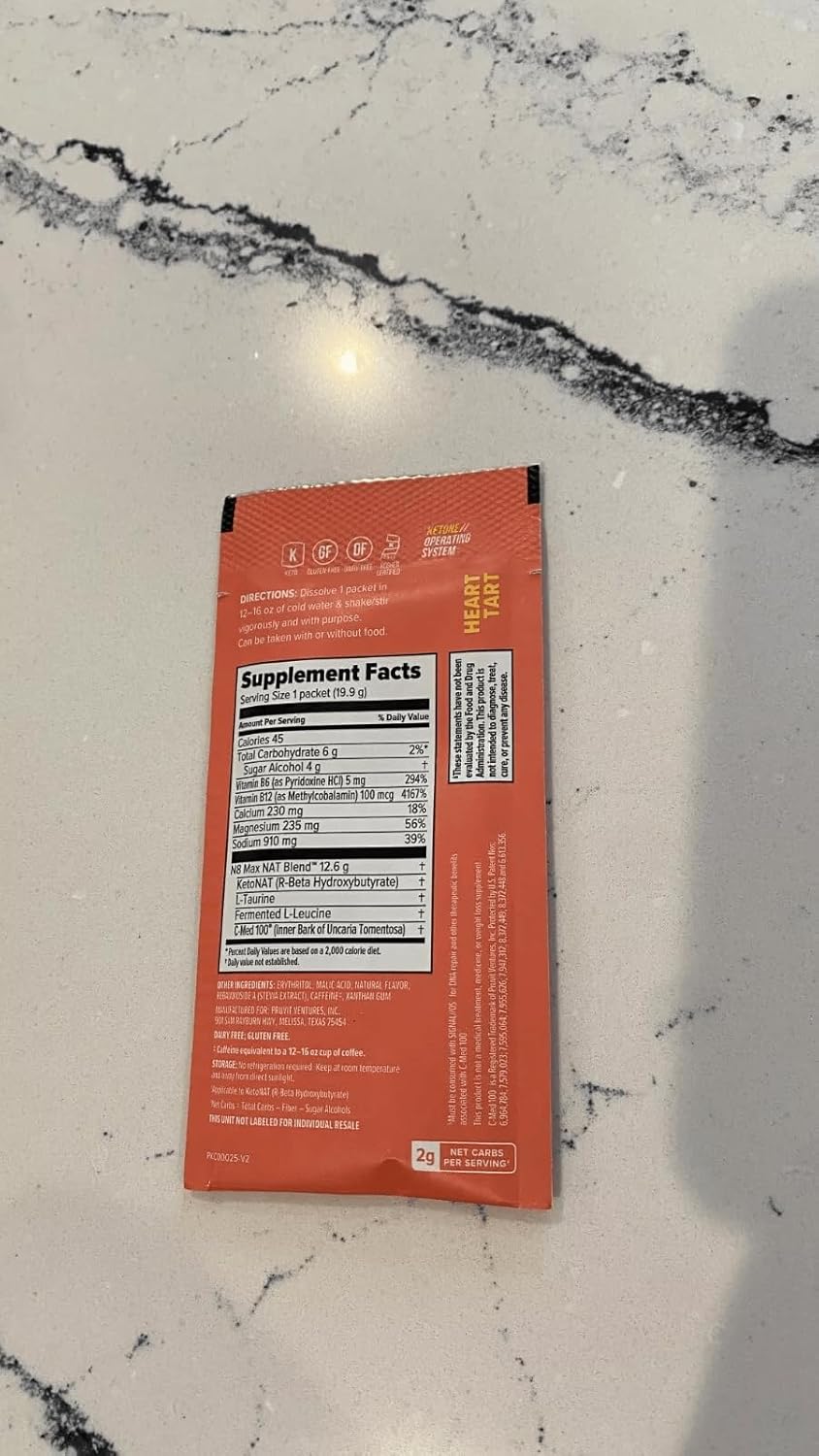 PRÜVIT KETO//OS NAT Everyday Obsession Variety Pack - 10 Charged Packets for Brain Clarity and Energy Boost