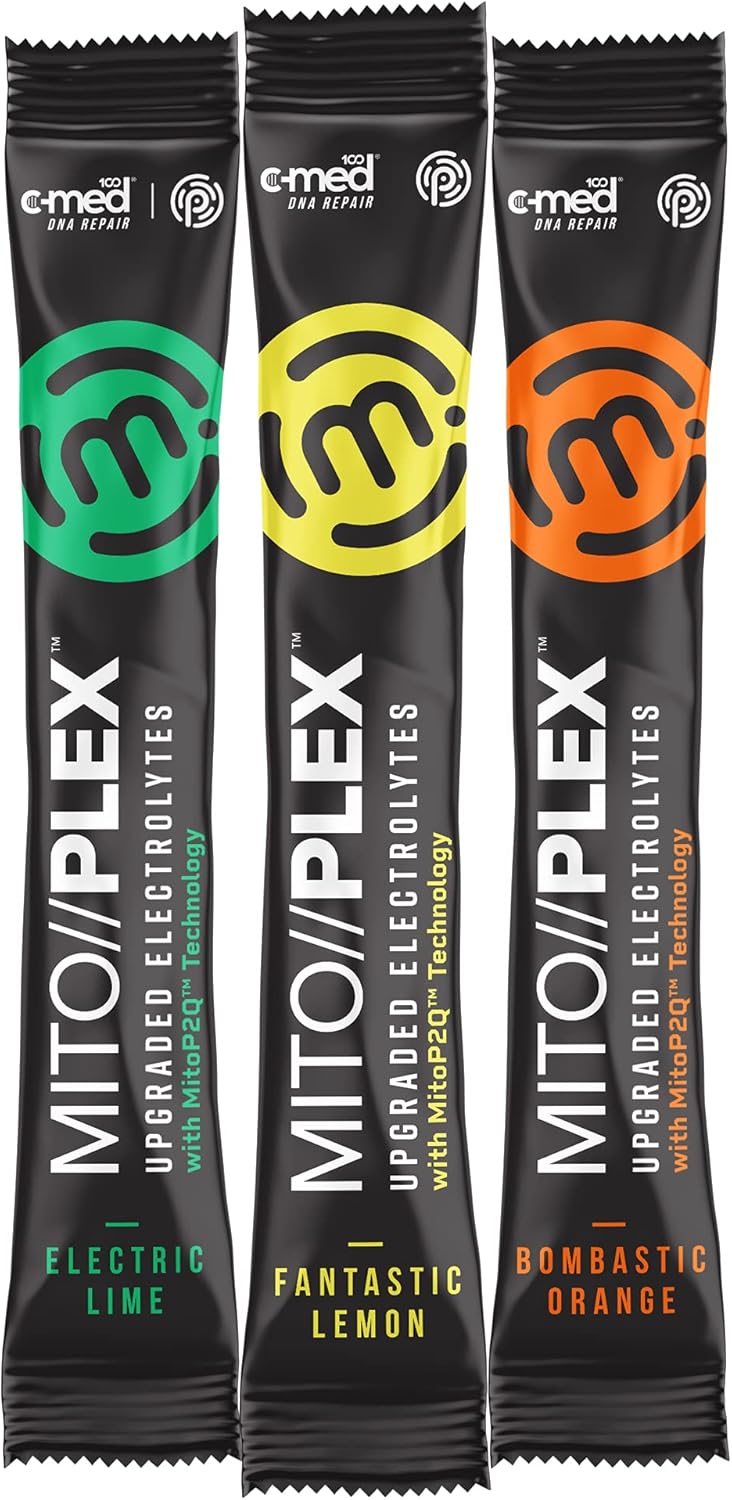 PRÜVIT MitoPlex Citrus Pack: Upgraded Electrolytes with Ketones for Bone Growth & Energy Boost