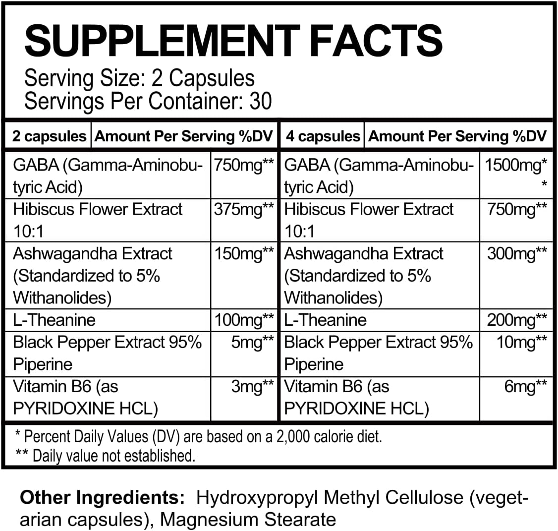 Psycho Pharma PHARMA Z (750mg GABA) Natural Stress Relief & Cognitive Function Enhancer for a "Feel-Good" Mood