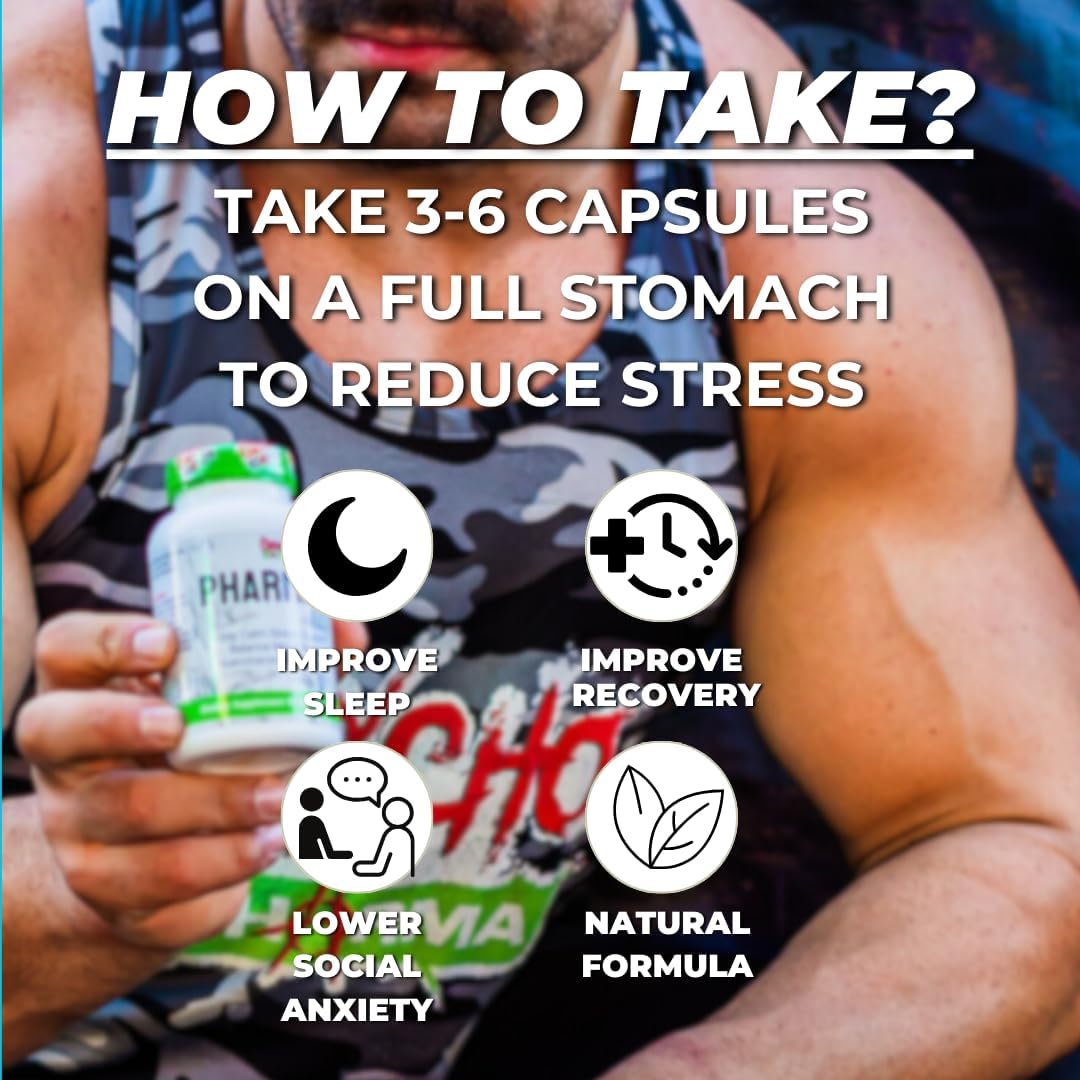 Psycho Pharma PHARMA Z (750mg GABA) Natural Stress Relief & Cognitive Function Enhancer for a "Feel-Good" Mood