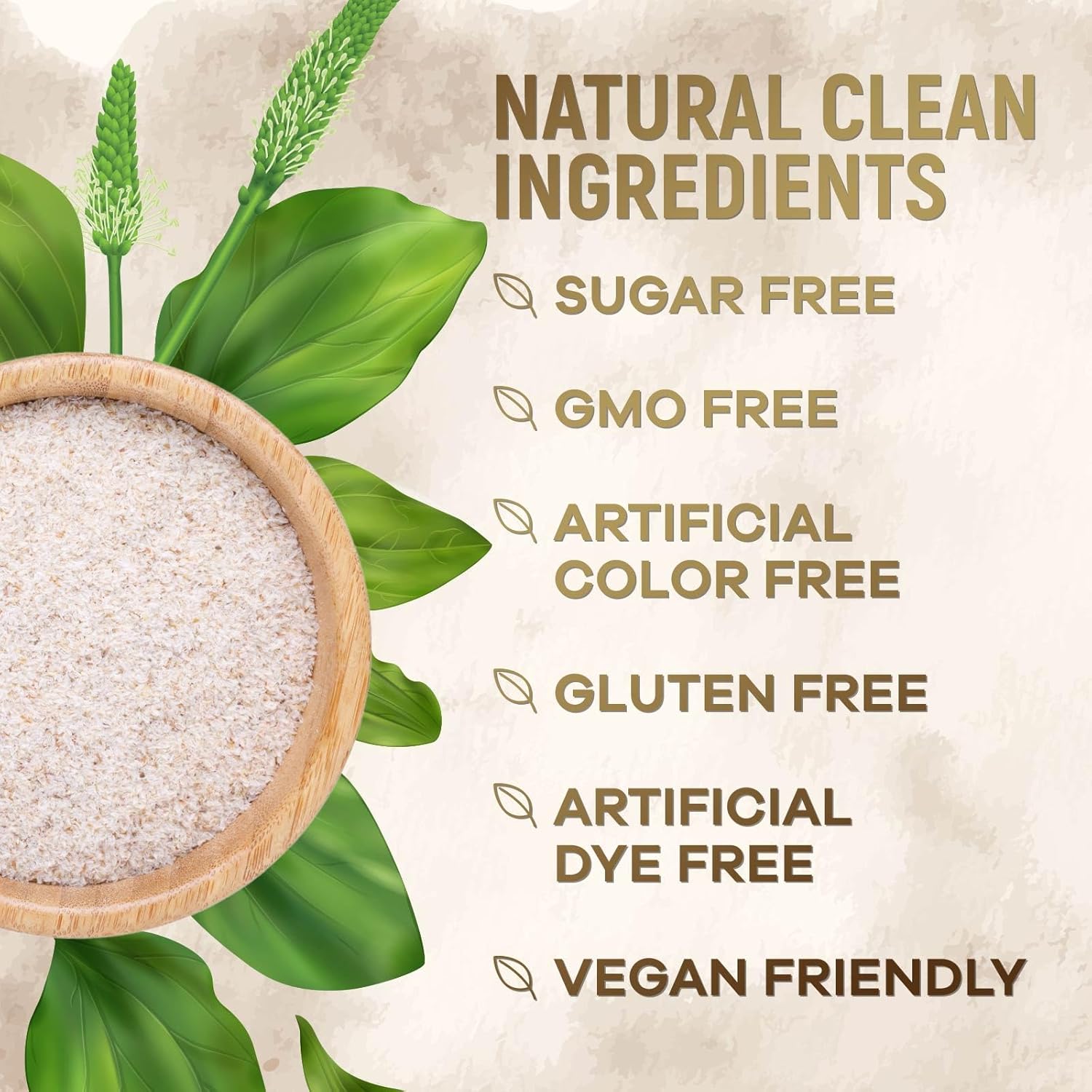 Psyllium Husk Fiber Capsules 1500mg - Natural Daily Fiber Pills for Digestive Health & Regularity - Non-GMO Plant-Based Soluble Fiber Supplement - 120 Capsules