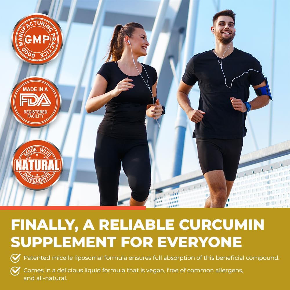 PURALITY HEALTH Curcumin Gold with Ginger Oil & DHA Omega-3s for Joint Health - 15 Day Supply