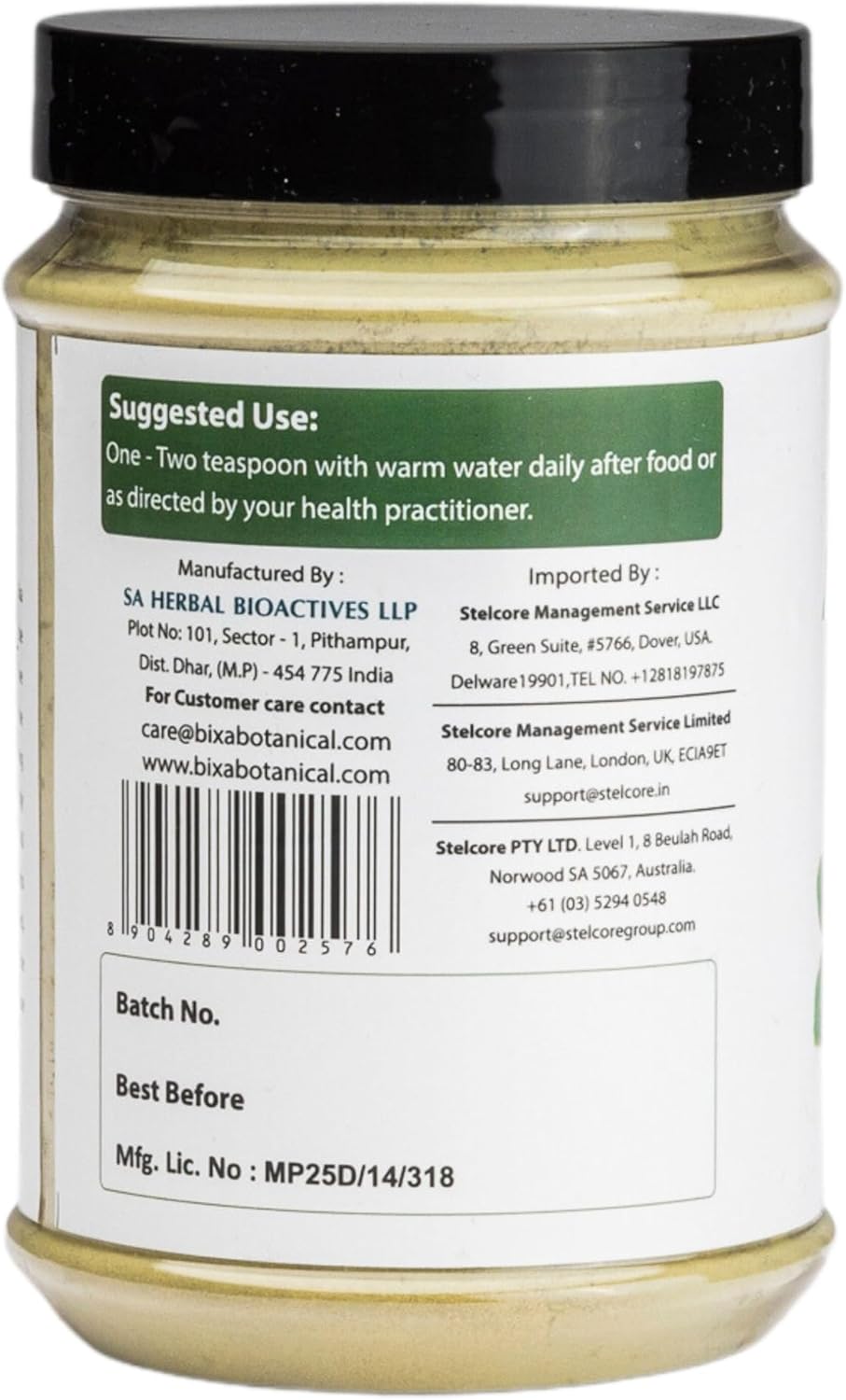 Pure Alfalfa Powder: Ayurvedic Herbal Supplement for Nutrition & Well-Being, Green Superfood with Natural Antioxidants - 7 Oz / 200g