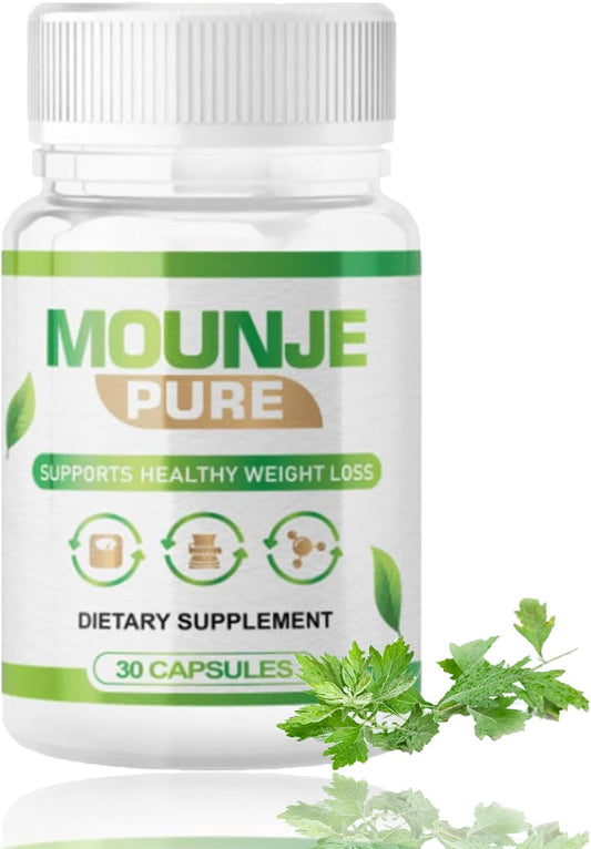 Pure BERTDF Mounje Ashitaba Supplement Capsules - 30 Count