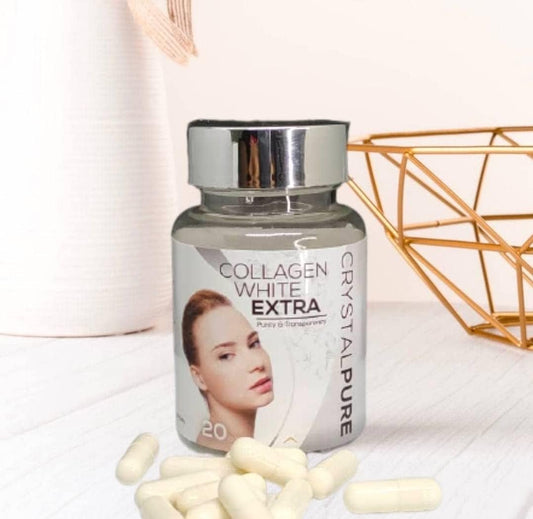 Pure Collagen White Extra Crystal at Elizkof Beauty Store - Brighten and Nourish Your Skin Today!