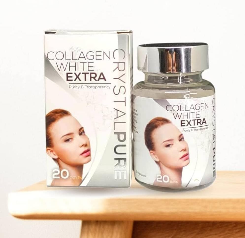 Pure Collagen White Extra Crystal at Elizkof Beauty Store - Brighten and Nourish Your Skin Today!