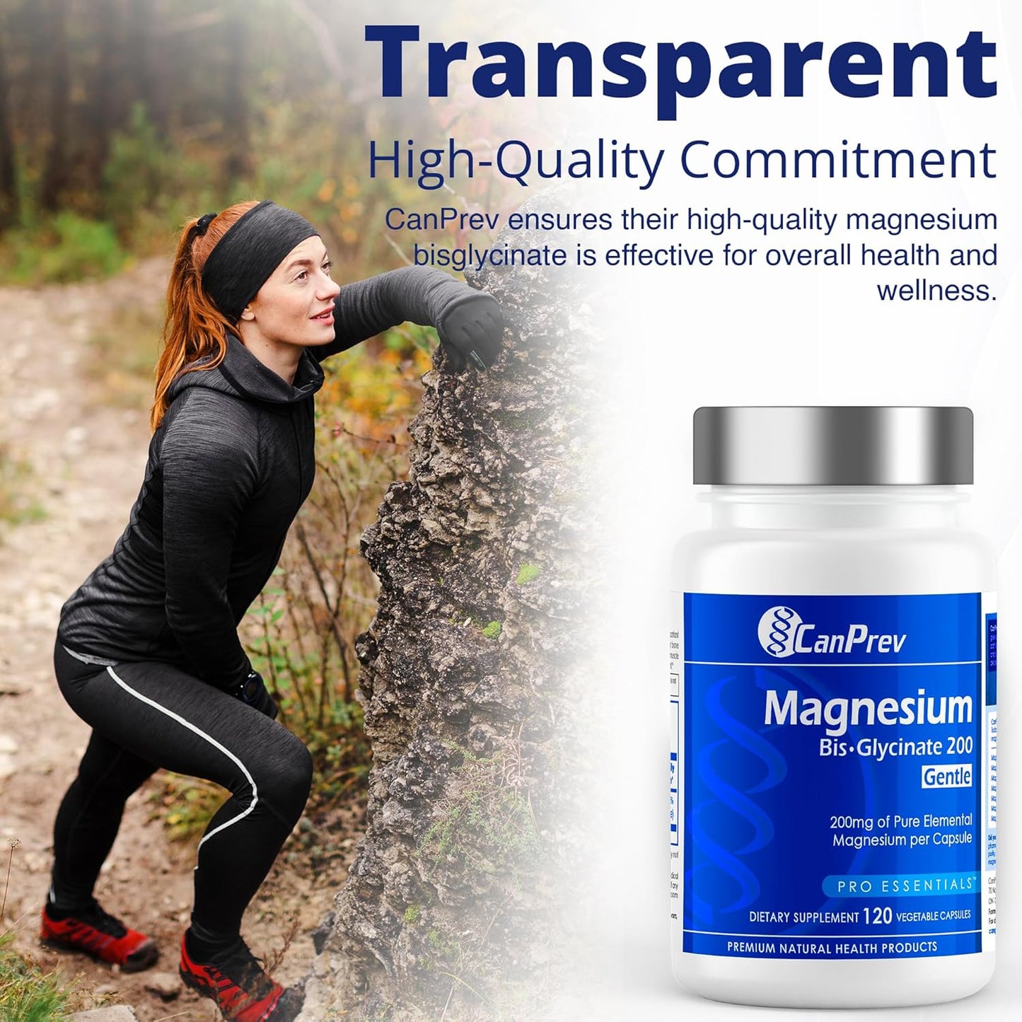 Pure Elemental Magnesium Supplement 200mg, 120 v-Caps - Supports Bone & Muscle Function, Gentle on Stomach, 120-Day Supply