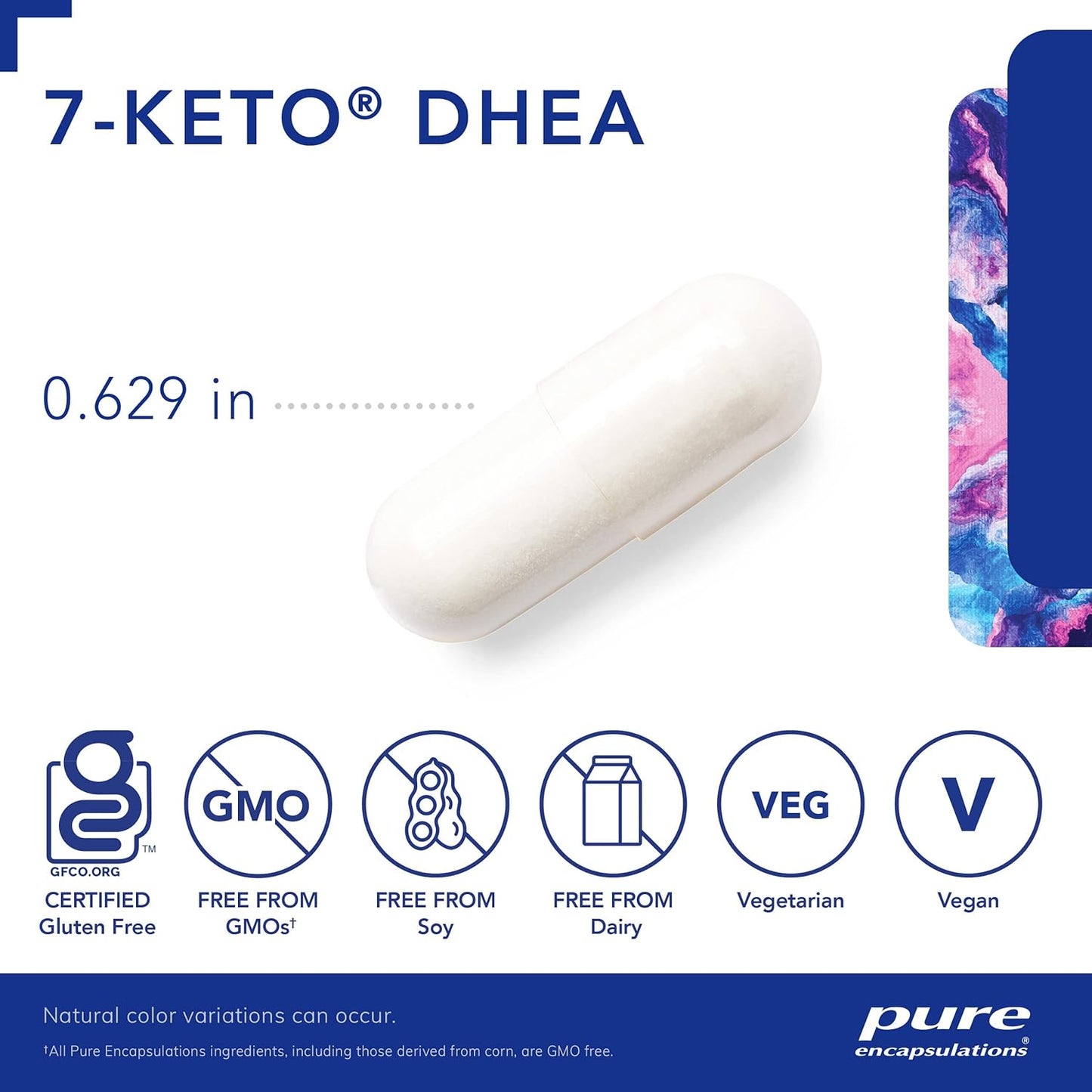 Pure Encapsulations 7-Keto DHEA 25 mg Capsules - Metabolism Support Supplement with Thermogenic Properties - 120 Count