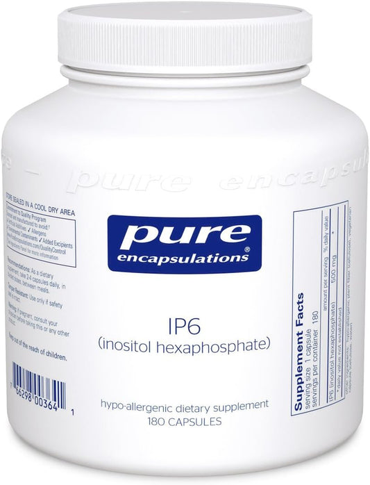 Pure Encapsulations IP-6 500mg 180 Capsules - Immune Support Supplement
